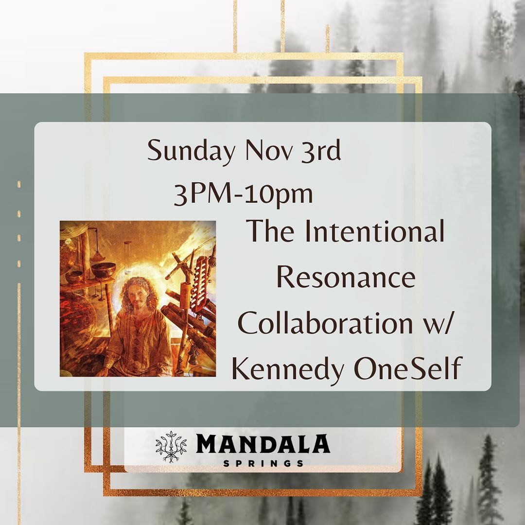 This Sunday we welcome Kennedy OneSelf to Mandala Springs! 

This event is now donation based, to make a healing space after the hurricane.

Together, we will co-create a symphony of healing vibrations directed to the one recipient in the center of o