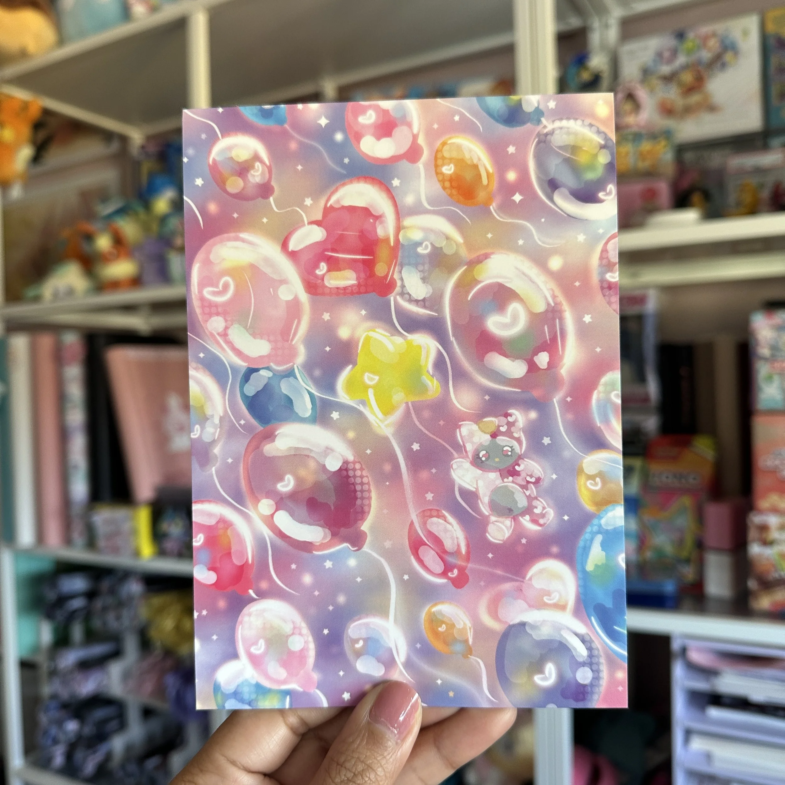 Drifting Balloon Print 5x7