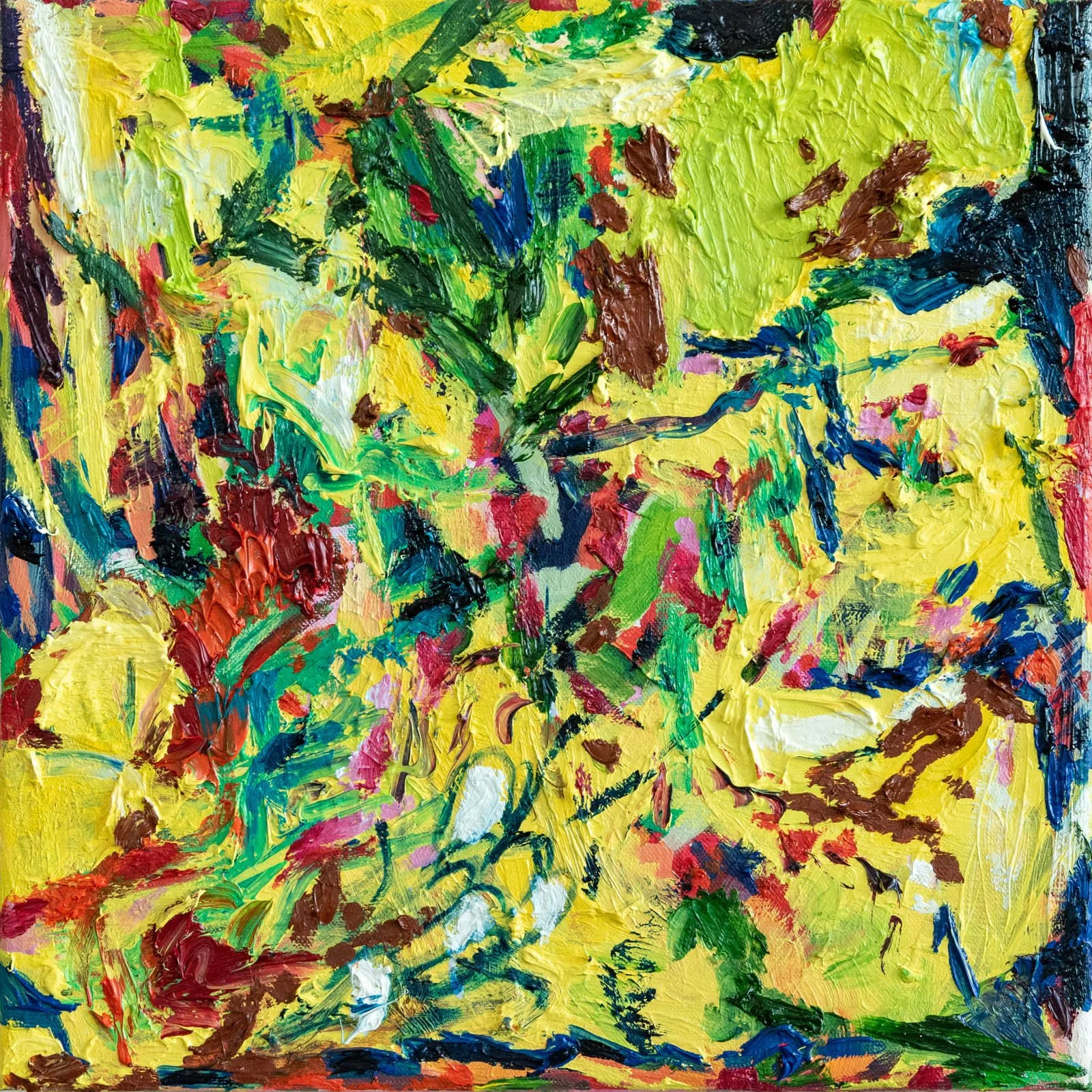 Untitled, oil on canvas, 30 x 30 cm, 2022.
