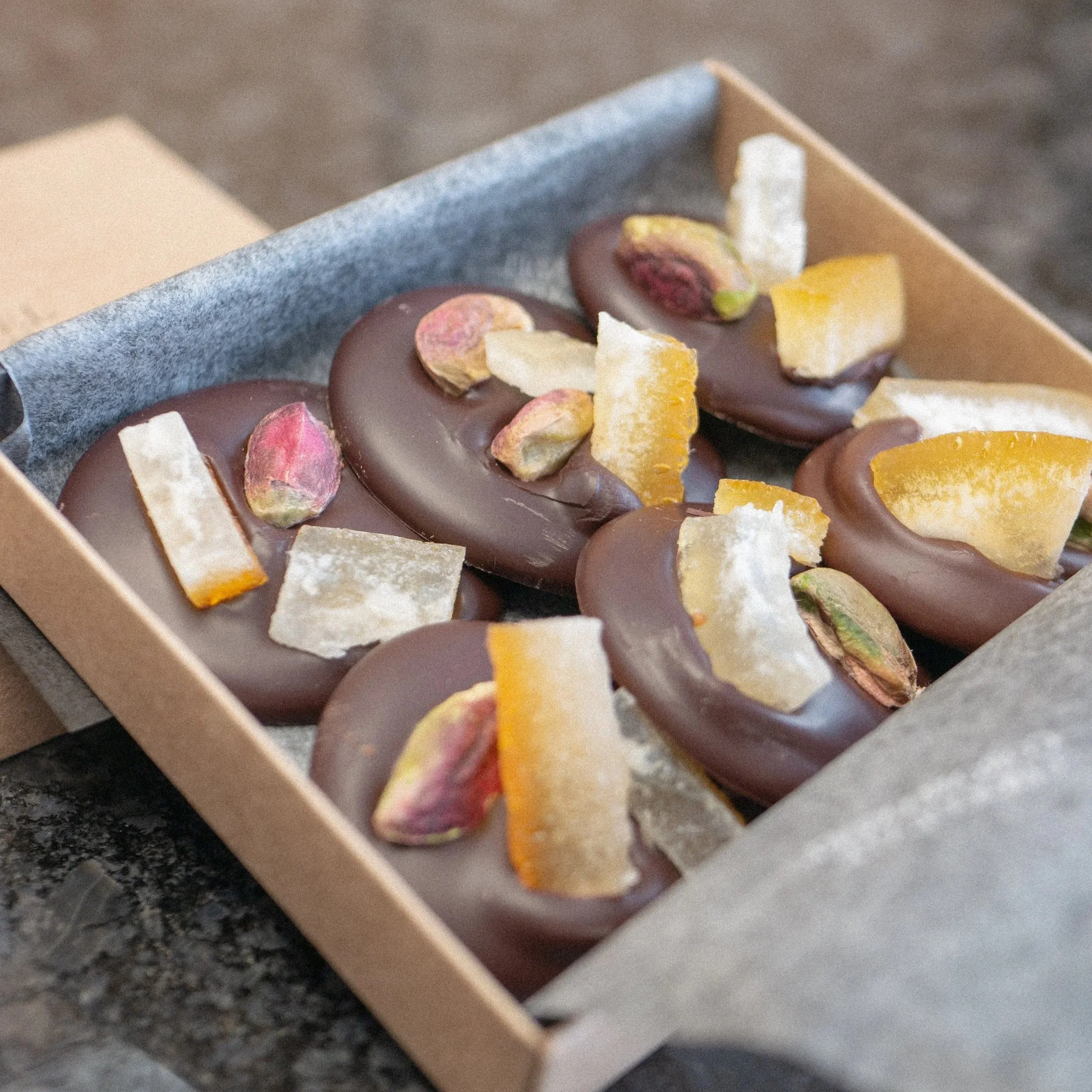 Chocolate Mendiants / Box of 6