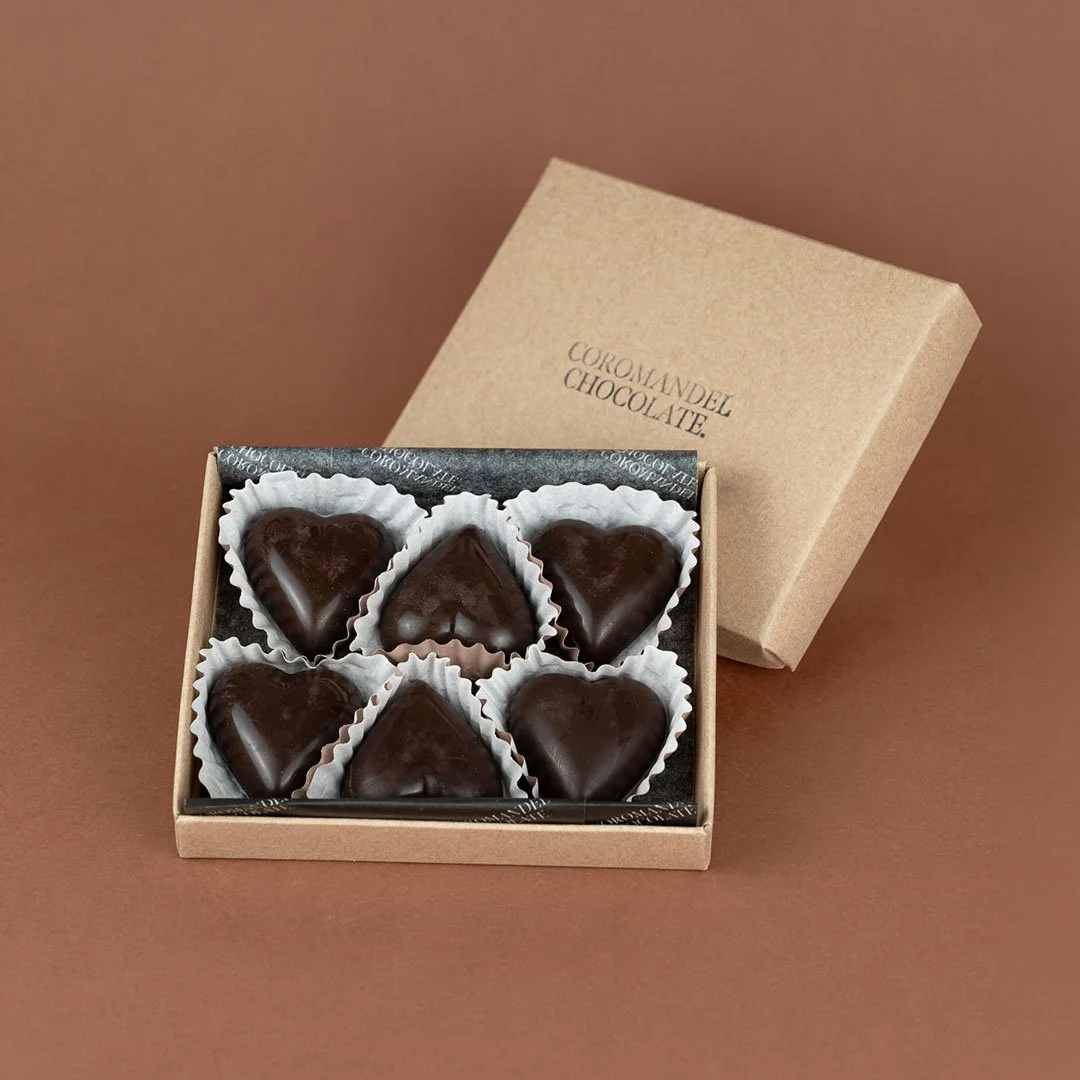 Salted Caramel Heart Bonbons / Box of 6