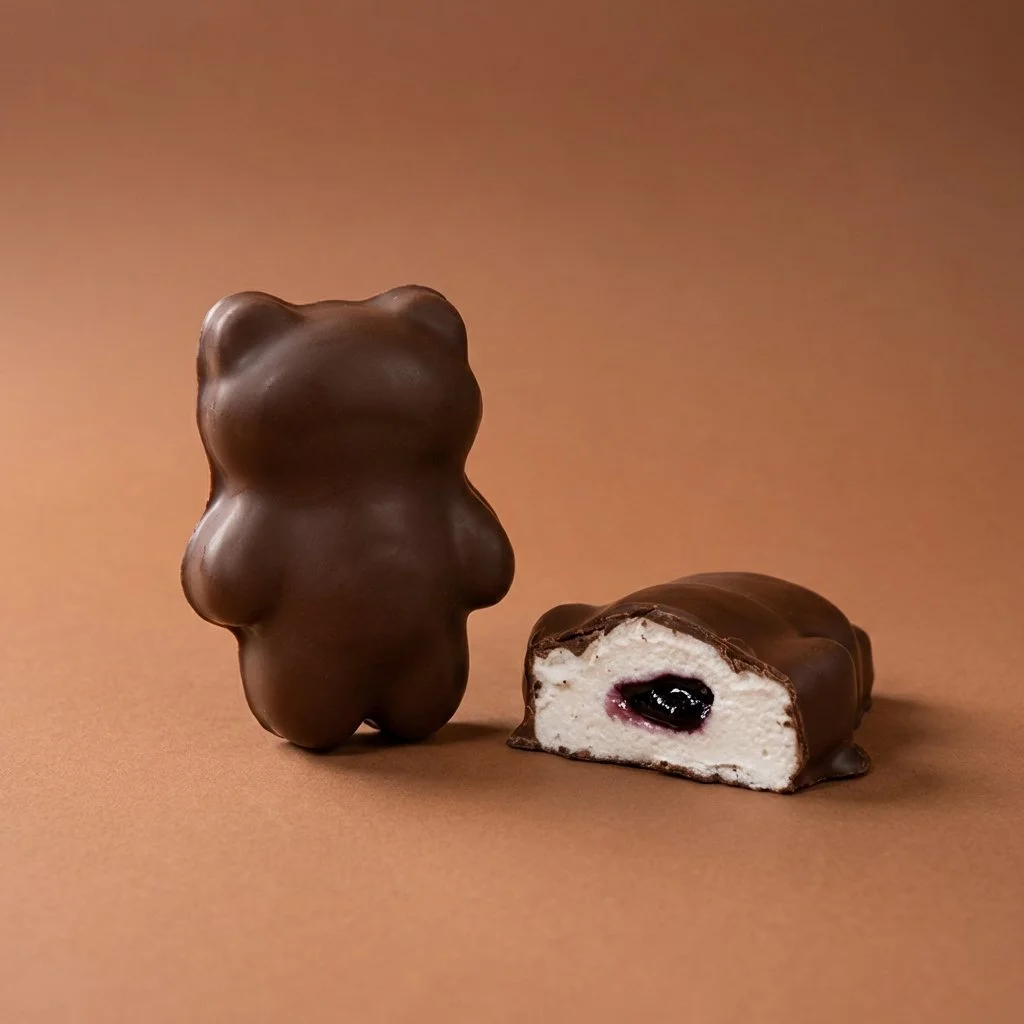 Vanilla Marshmellow & Blueberry Jelly Teddy Bear