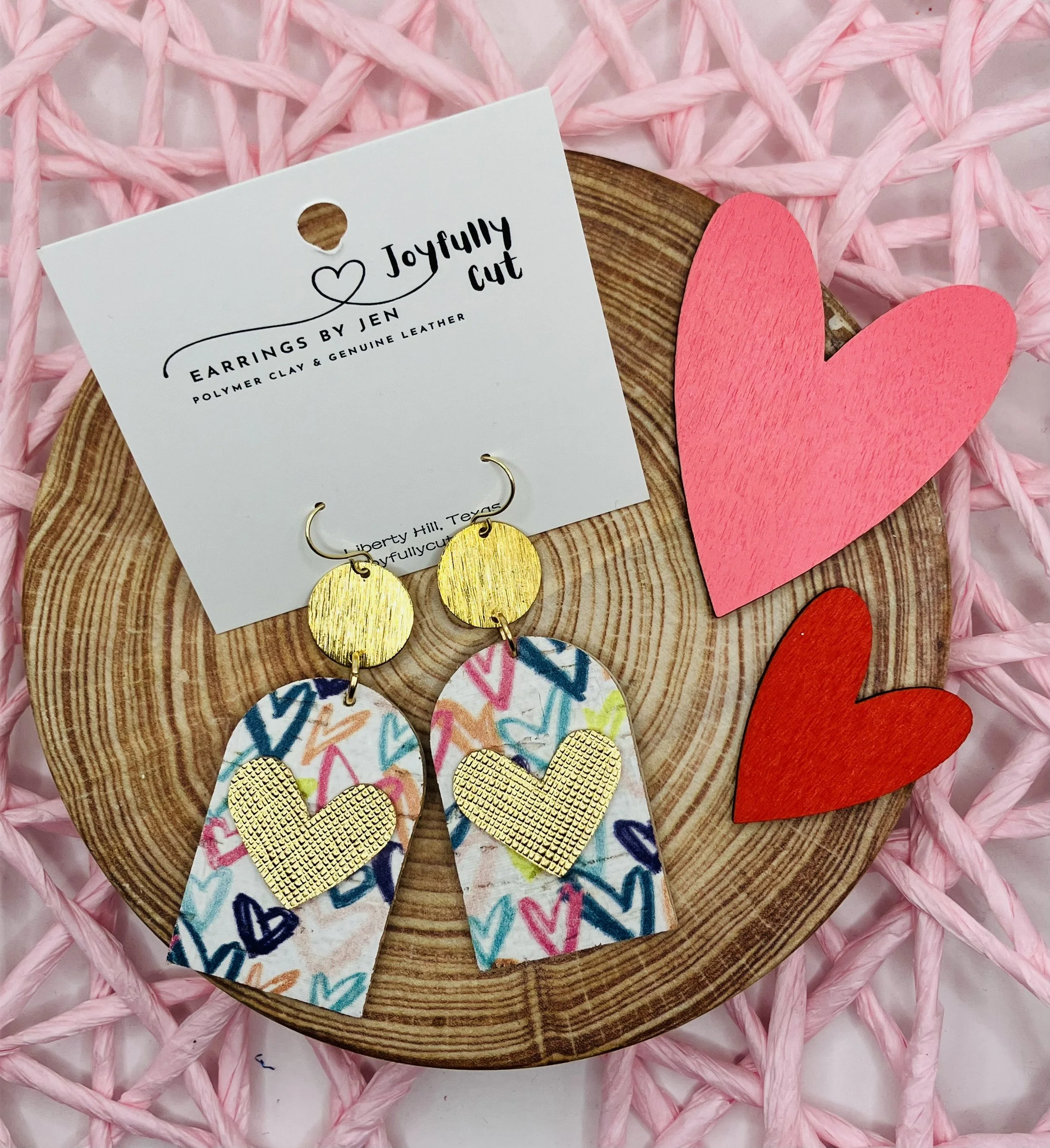 Colorful Hearts Collage