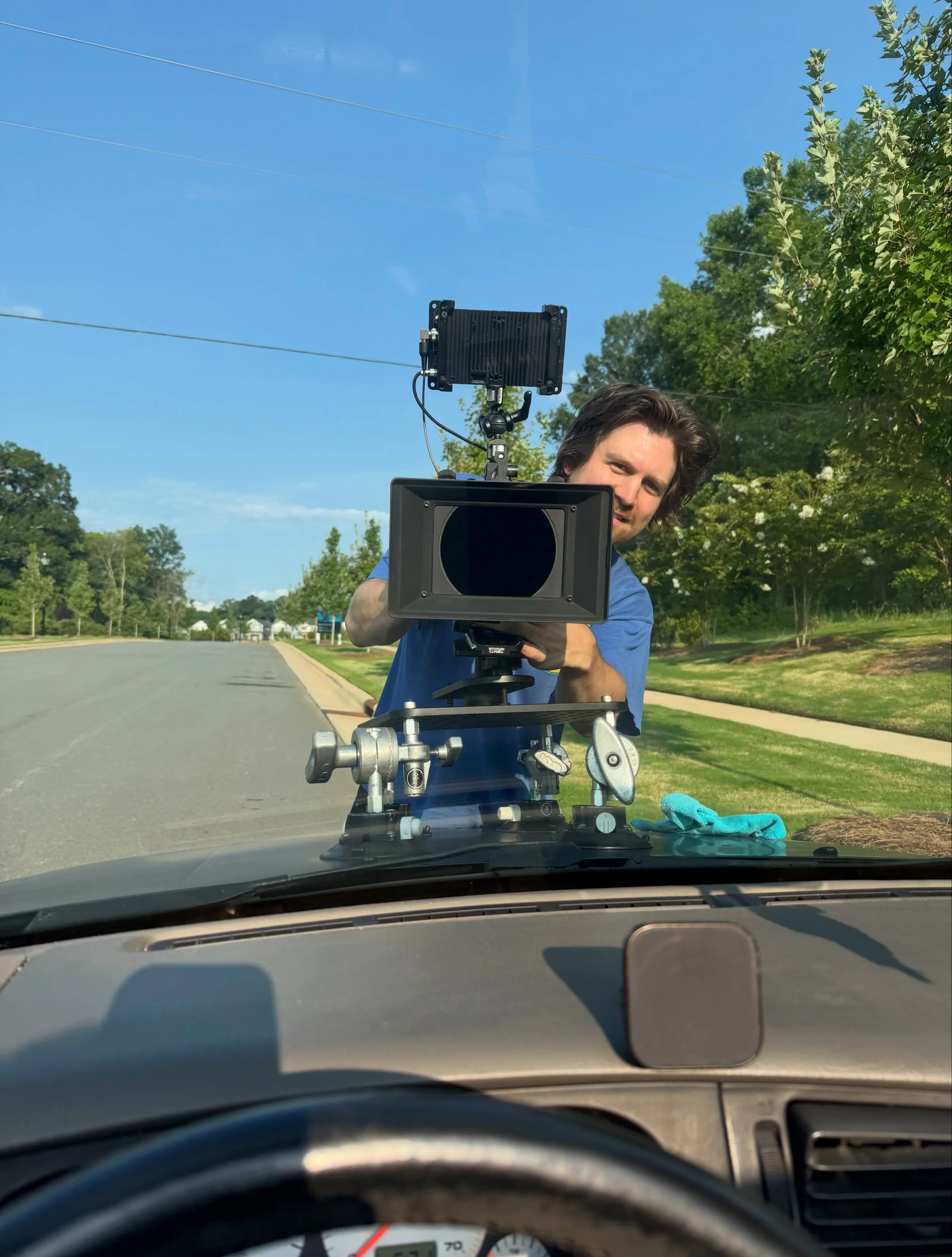 behind the scenes for the lyric video with my boy @joshrobthomas. we had a great time terrifying the locals with our car rig. 

it&rsquo;s now been a week since &lsquo;in the shallows&rsquo; released! please check it out on streaming and the full vid