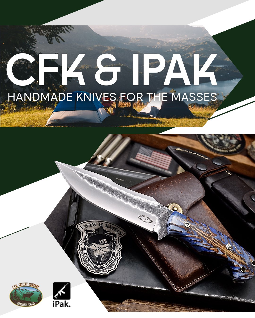 Blackstone River - Hill & Creek Handmade D2 Arkansas Toothpick Dagger – CFK  & IPAK KNIFE BRANDS