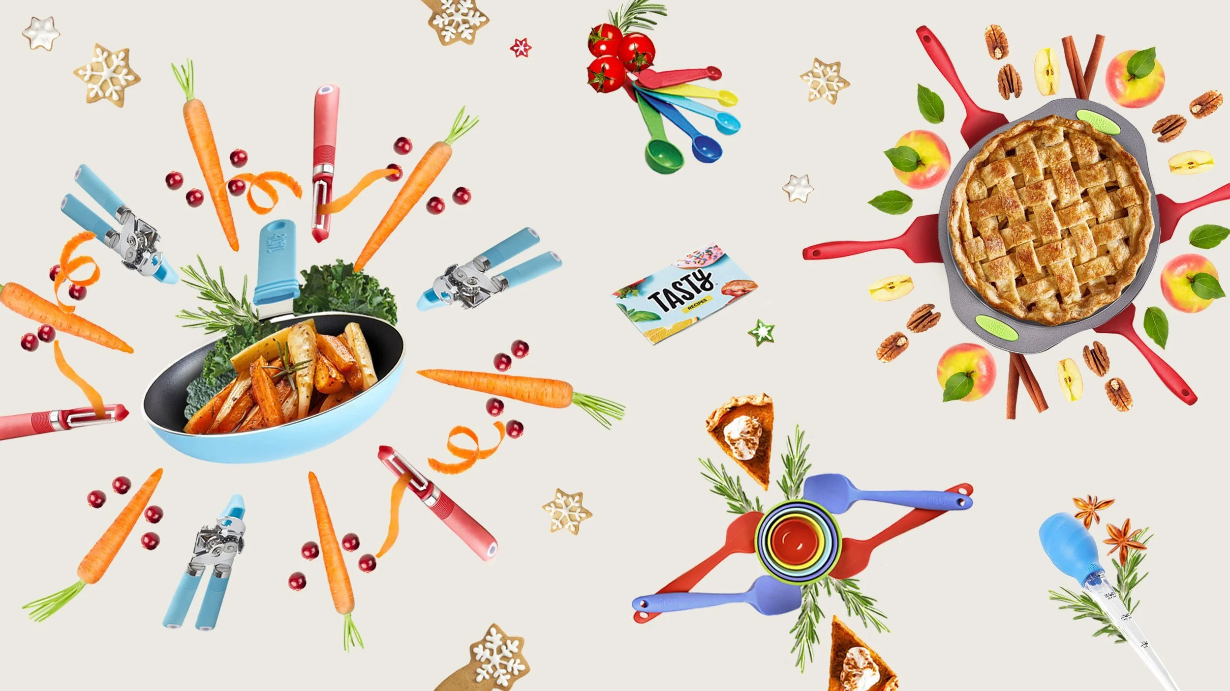 winter holiday cookware campaign