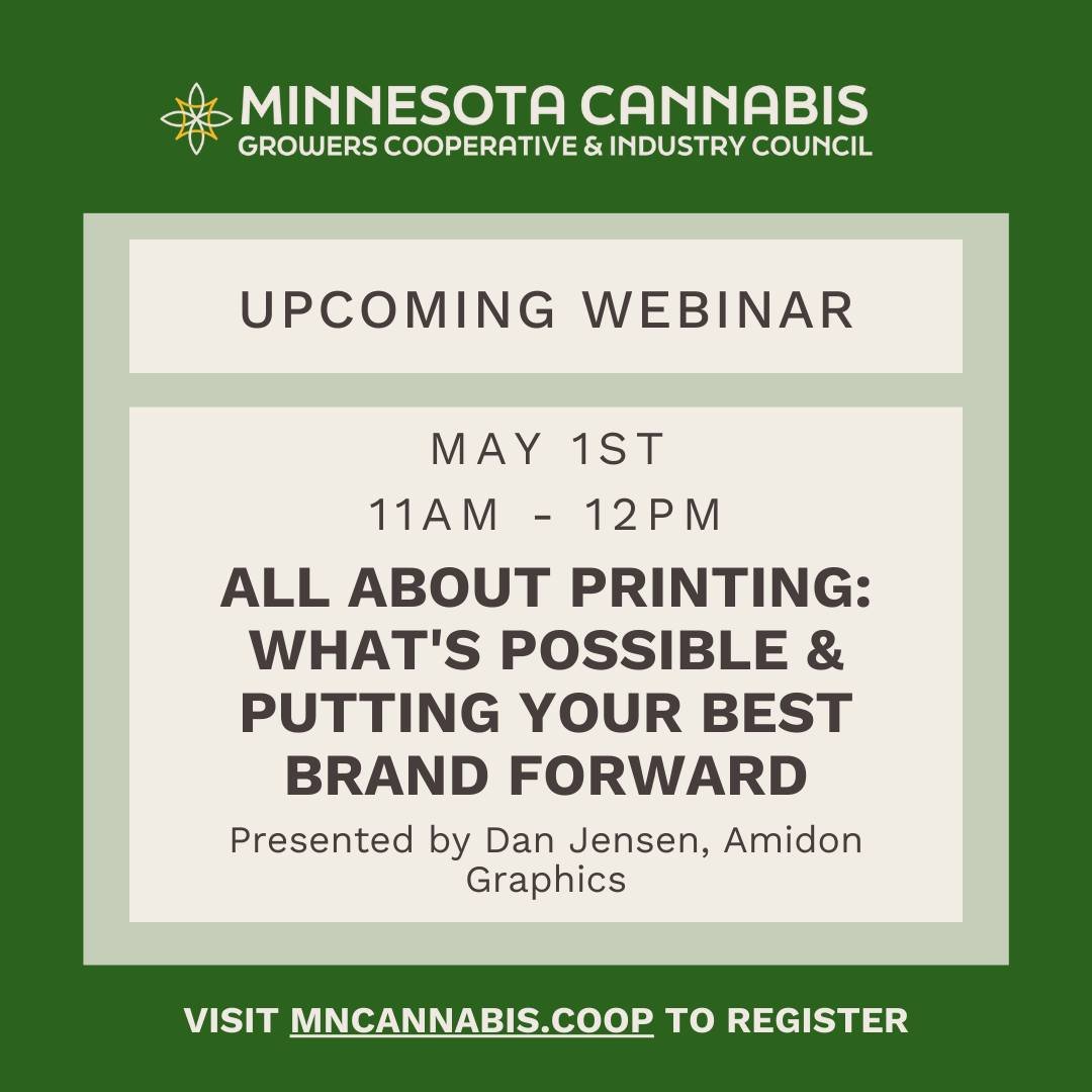 💻 We've got another #WednesdayWebinar you won't want to miss! Join us this Wednesday, May 1st, at 11am for an exciting Co-op webinar with Dan Jensen from Amidon Graphics! 📅

Discover the power of printing to make a lasting impression and elevate yo