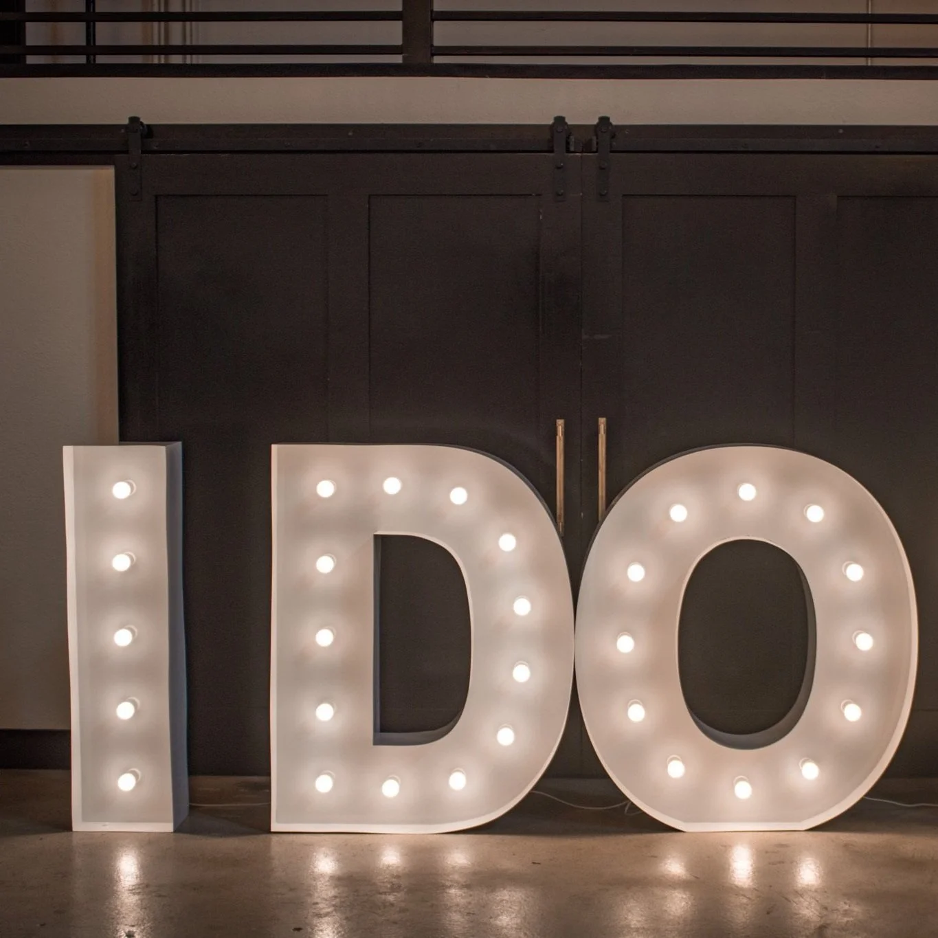 I DO Marquee Letters for Rent