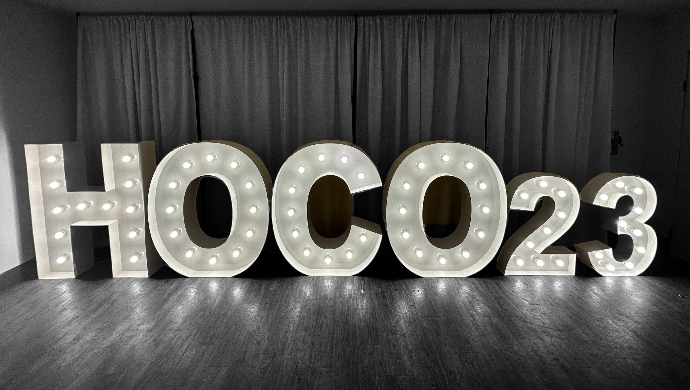 HOCO 23 Marquee Letters