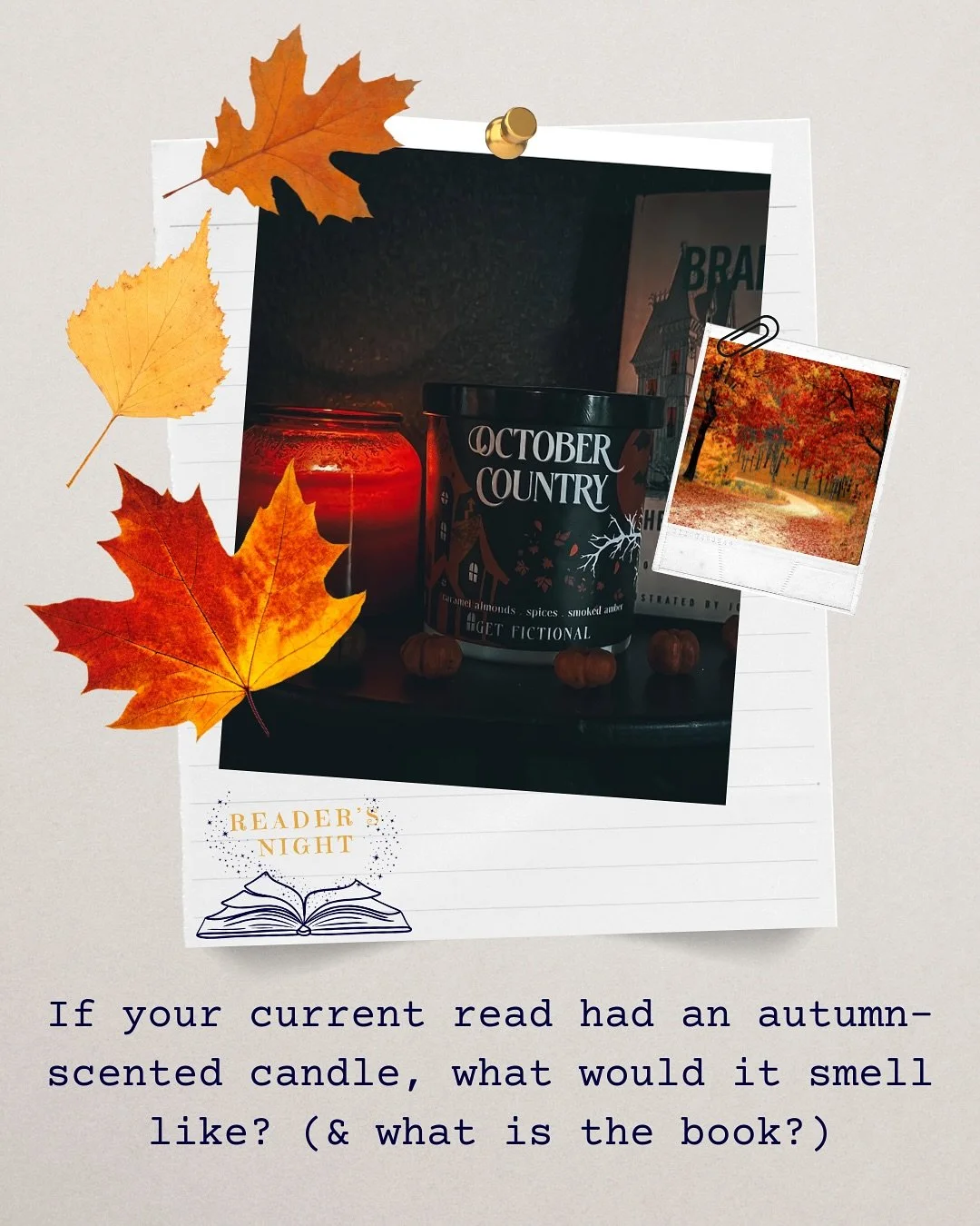 🕯️Candles that smell like books? Say no more. 
Did you know Reader’s Night is right next to Conroe’s fave little candle & bookshop @getfictional 
Keely handcrafts candles, melts, & car diffusers that are inspired by all our fav