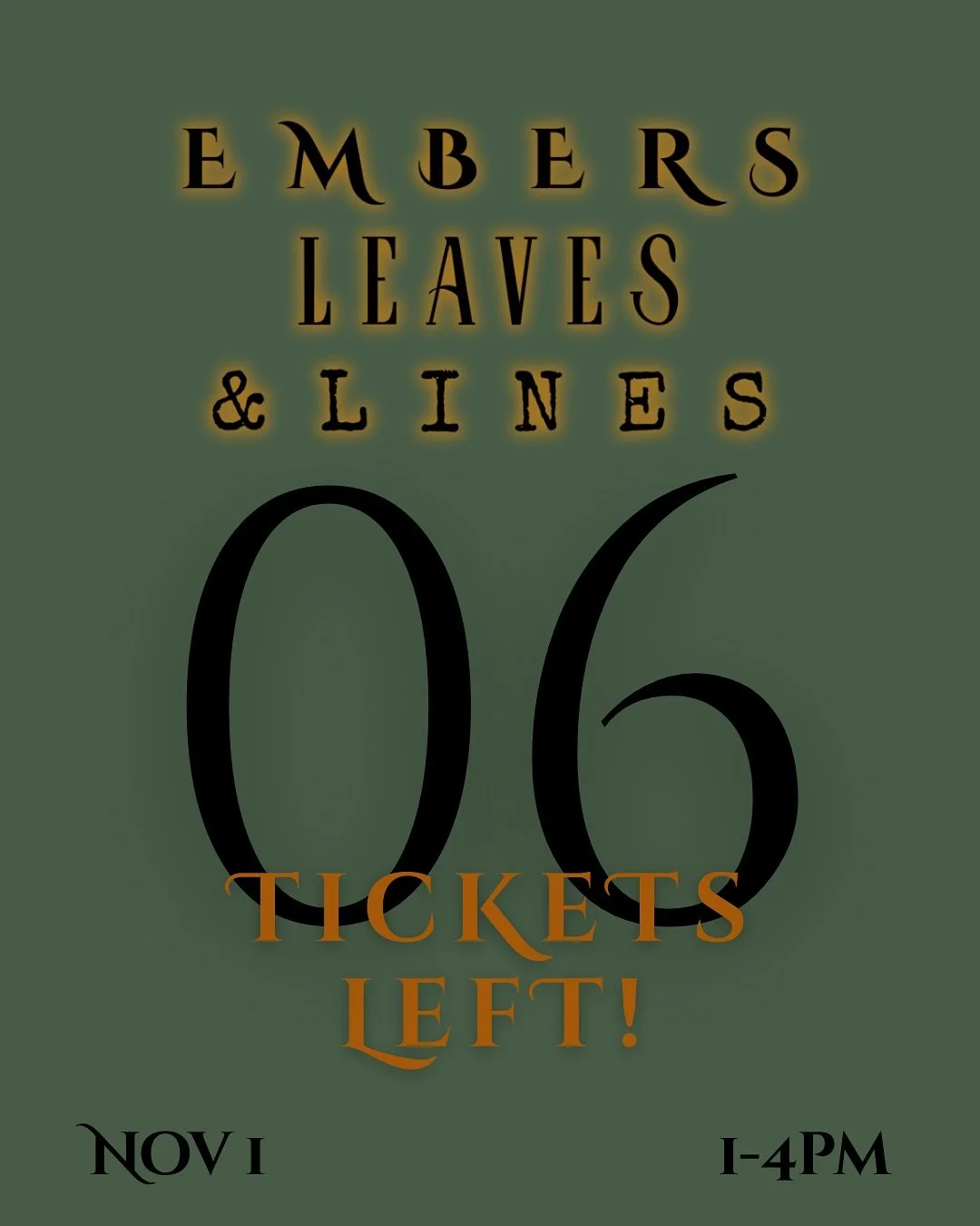 NEARLY SOLD OUT! 😳
We are incredibly excited for this Saturday & are totally blown away that tickets are almost sold out! There’s only 6 left; so grab your tickets before it’s too late!
—
📖 Start a new chapter in a new home!