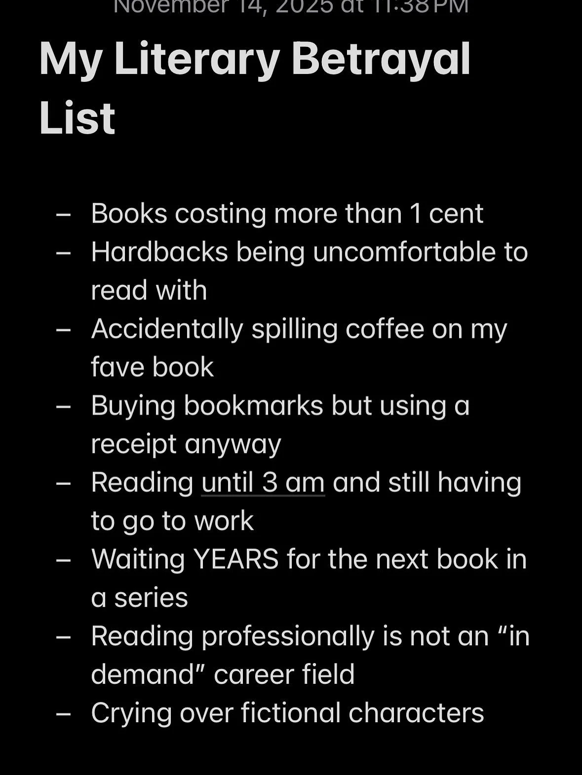 Does it count as a betrayal if im still obsessed? Asking for a friend! 
- 
✨Reader&rsquo;s Night
📖Presented by @the.bookish.realtor
🗓️ First Fridays
📍215 N. Main St, Conroe, TX
🕰️5pm-9pm

#readersnight
#conroetx #iloveconroe
#bookish
#bookishthin