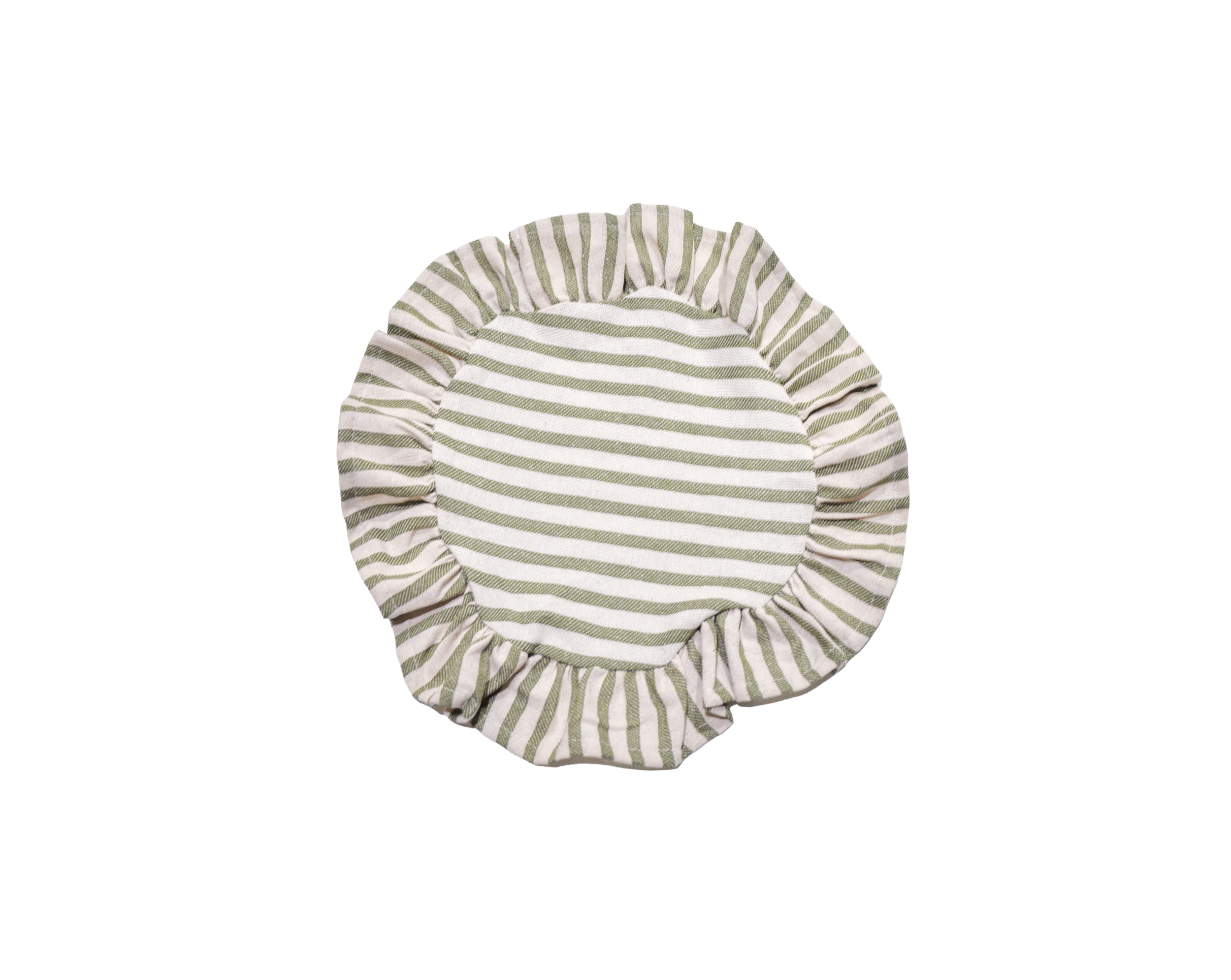 Green Ruffled Placemat