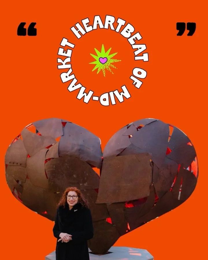 The temporary public art piece &lsquo;Heartfullness&rsquo; by @heartfull_katy has reached the end of its exhibition on Market Street.

Presented by Market Street Arts, &lsquo;Heartfullness&rsquo; by Katy Boynton is a steel sculpture of a mended heart