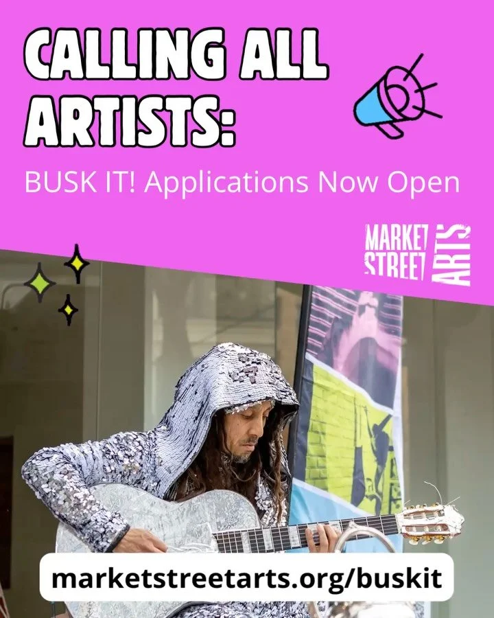 Nothing changes the vibes for the better like live music. 🙌 Wanna be one of our Busk it! performers? Our musicians are paid a true live music wage to bring joy and art to the Mid-Market community. 🎵

We&rsquo;re now accepting artist applications fo