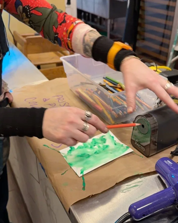 A.I.? More like ANALOG. So many reasons to put your phone down in April. Grab your crew and come get crafty. ✨

New Well-Crafted workshops just dropped for April. They&rsquo;re beginner-friendly and we pay the artist so you don&rsquo;t have to! 

🧶 