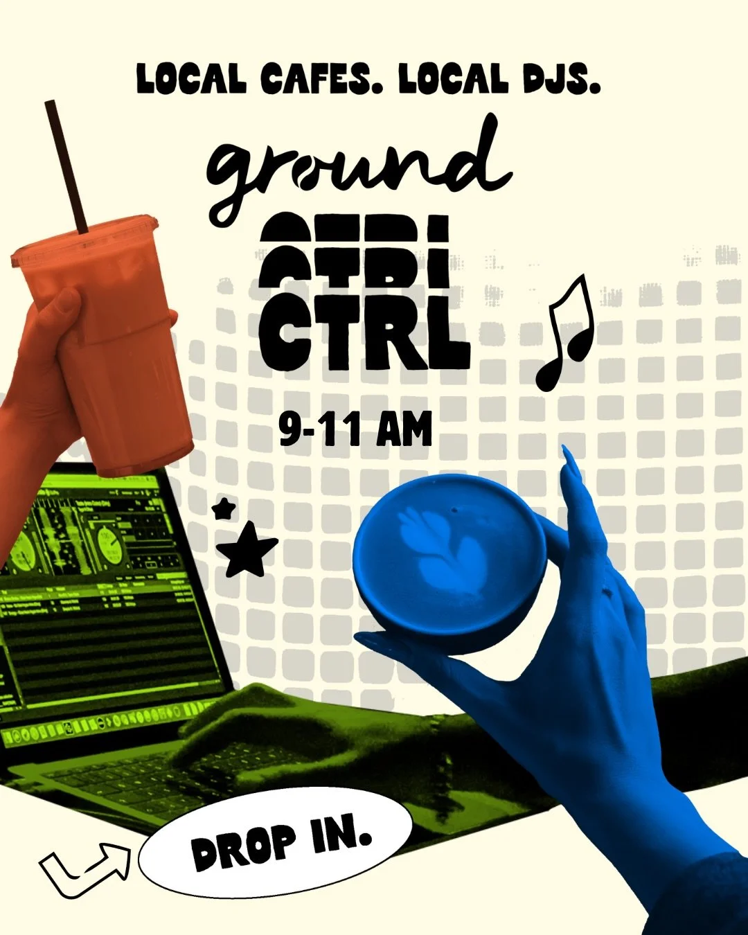 Come vibe at GROUND CTRL! 🎧☕️

One week from today we&rsquo;re launching a whole new way to get your Friday going. 

Local cafes + Local DJs = Double Shot of Energy ⚡️⚡️

We&rsquo;re pairing Mid-Market coffeehouses with dynamic @psychedradiosf curat