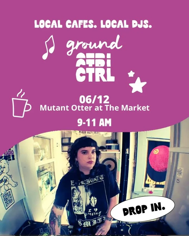 Commencing countdown for Ground CTRL! 🚀

@mutant_otter is spinnin&rsquo; at @1355marketonmarket tomorrow starting at 9am. 

Grab a coffee at @huntandgathersf&rsquo;s Sol Botanica or @ctkempanadas while Mutant Otter gets your Friday going. 🎧 ☕️ ✨ Sw