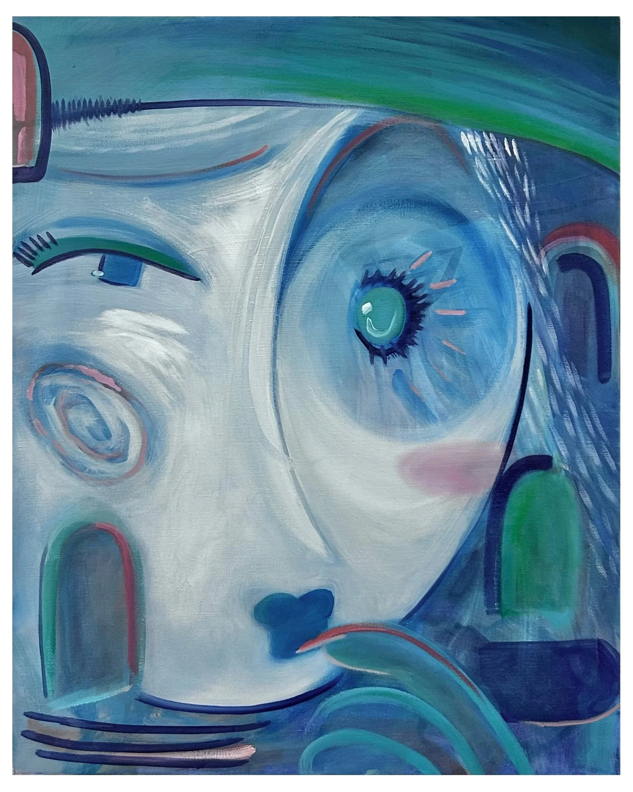 Decision Paralysis, or the Creation of Self-Made Traps . . . but it's Cute - Oil on Canvas - 16x20" - 2026