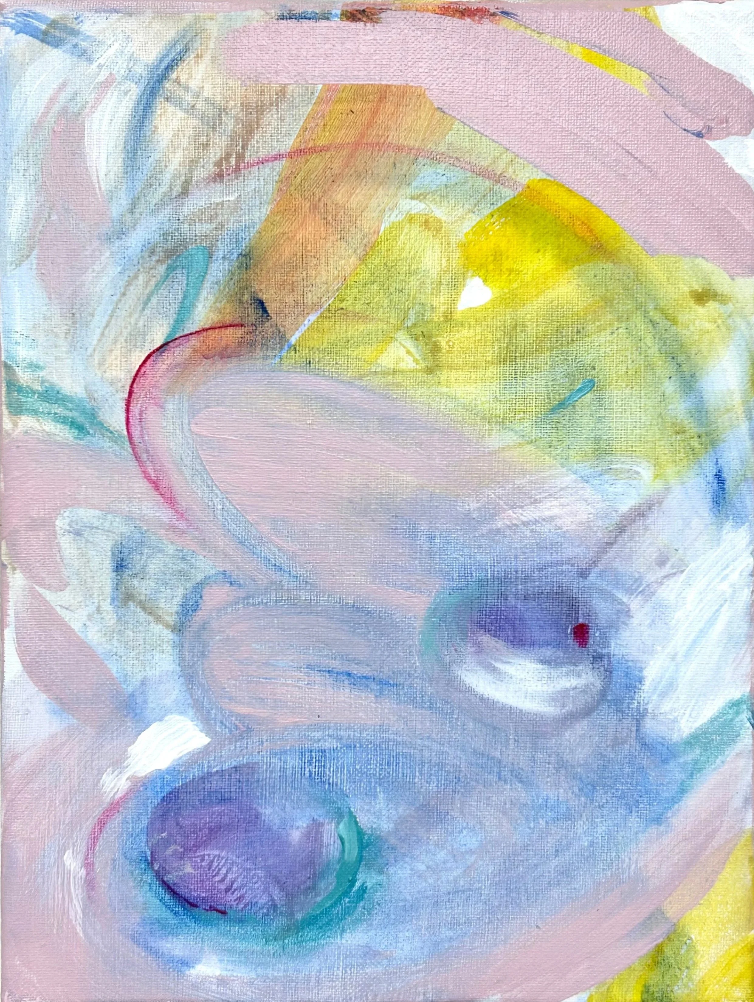 Flutterchange - Acrylic on Canvas -  9x12" - 2026