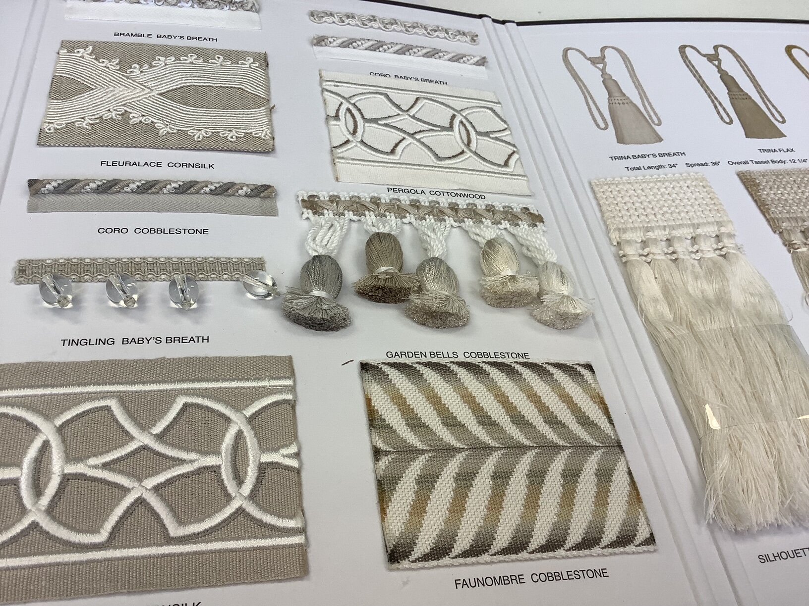 Oooooo, IDA Designers know exactly how to elevate soft furnishings using trims. 

We love this latest collection shown to us recently, we learnt valuable new knowledge we can share with our clients to help transform the look and feel of their spaces.