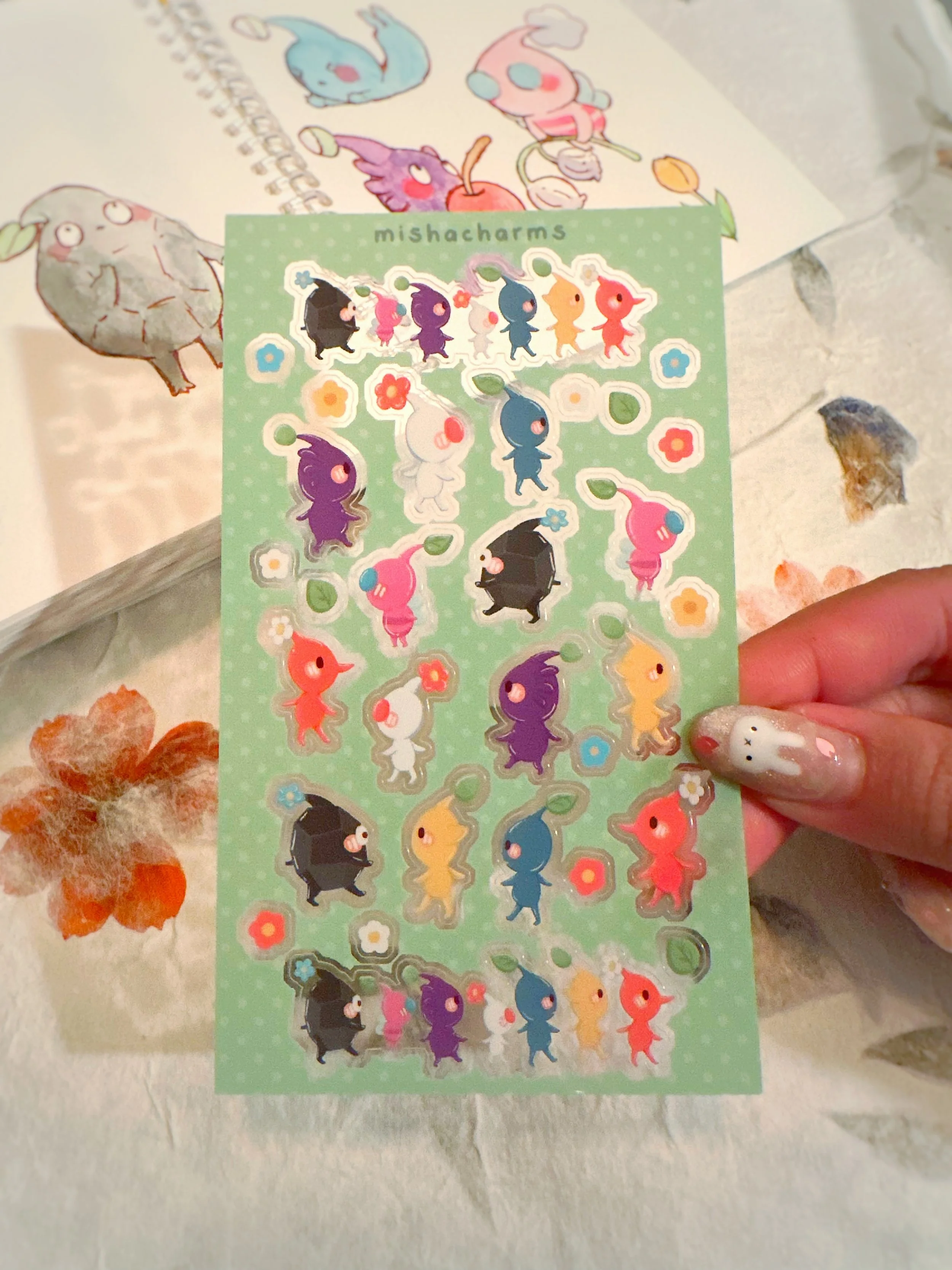 pik clear sticker sheet