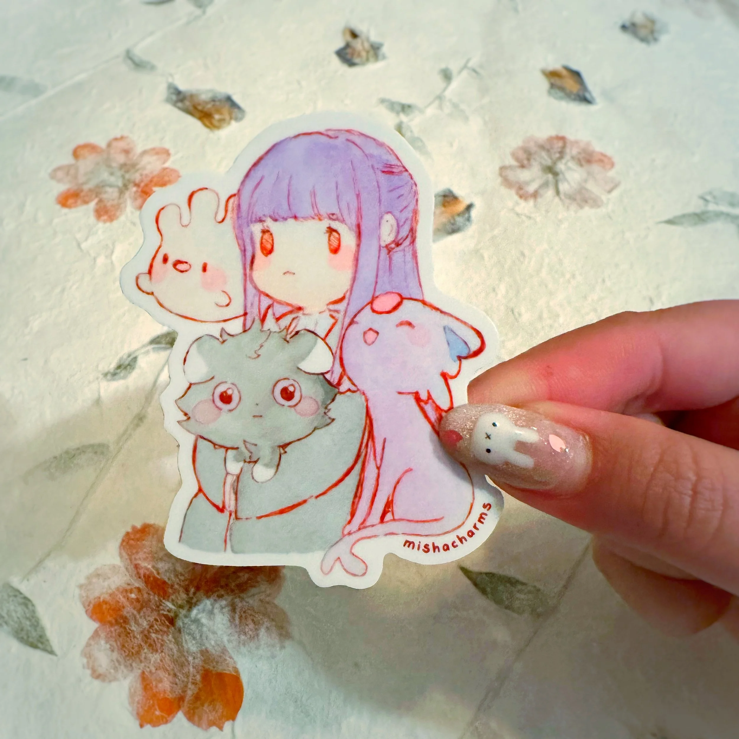 fern & partners die cut sticker
