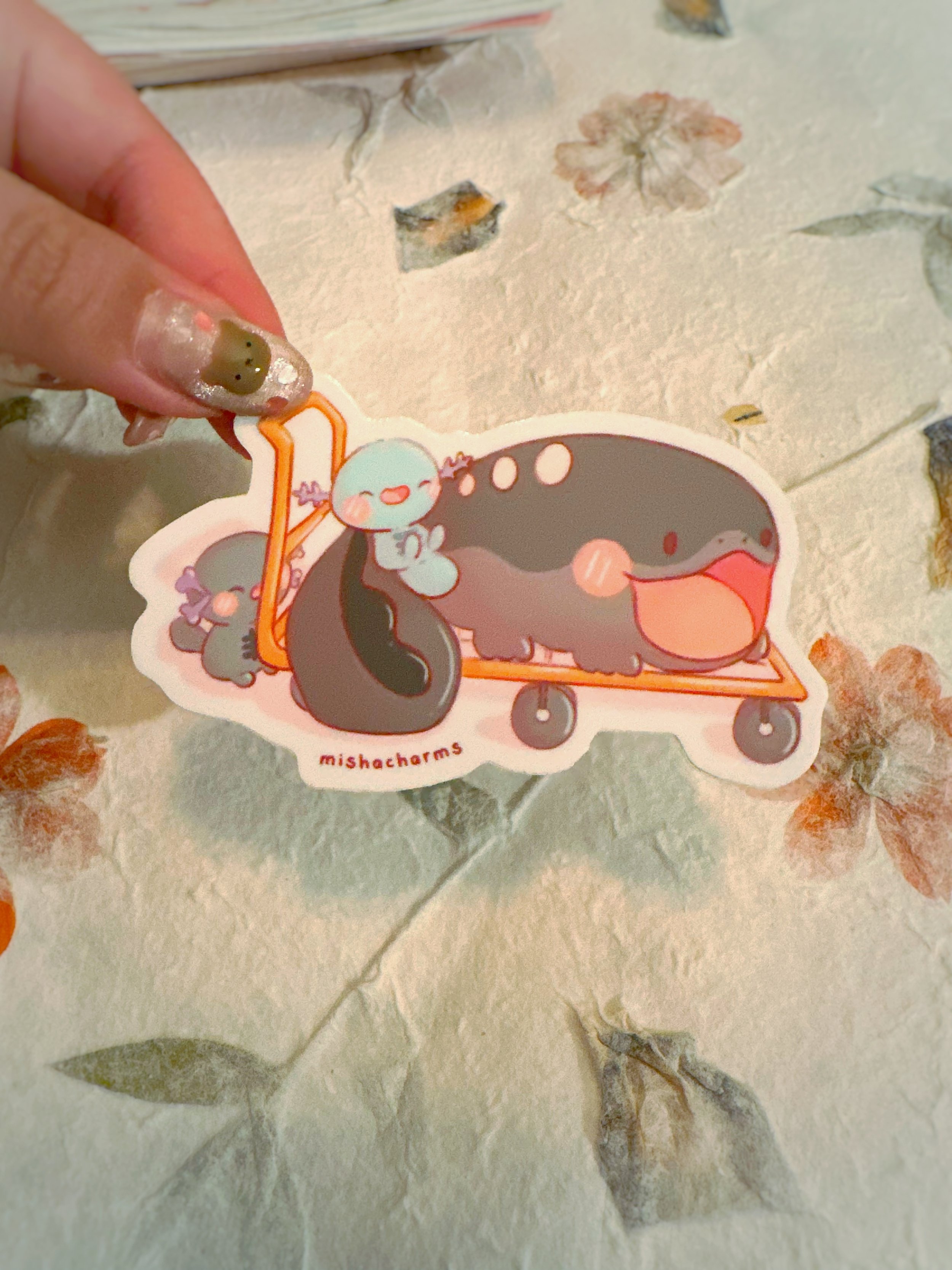 clod flatbed die cut sticker