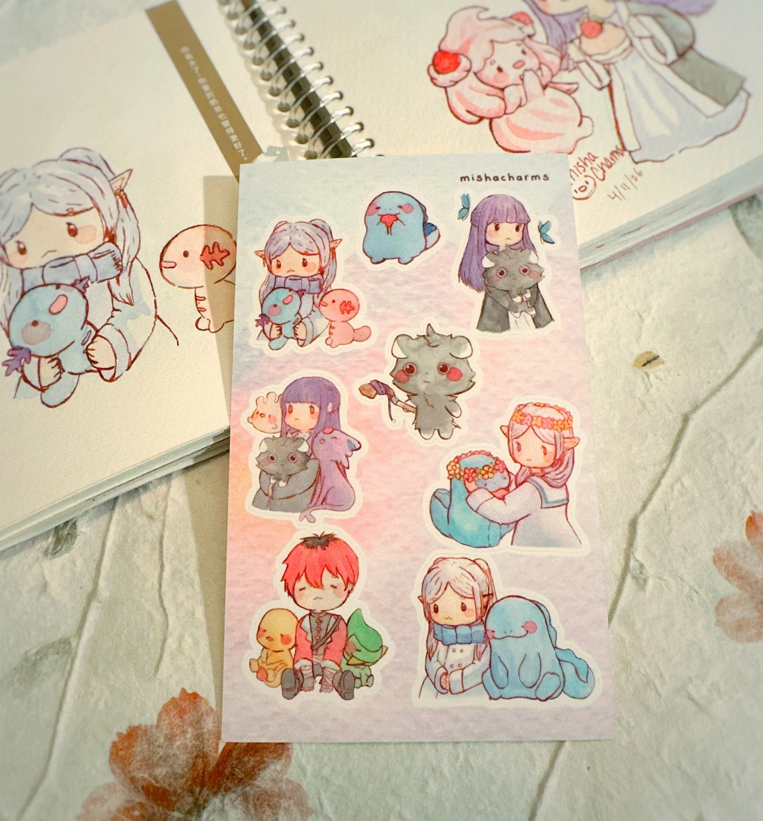 beyond the journey's partners sticker sheet A