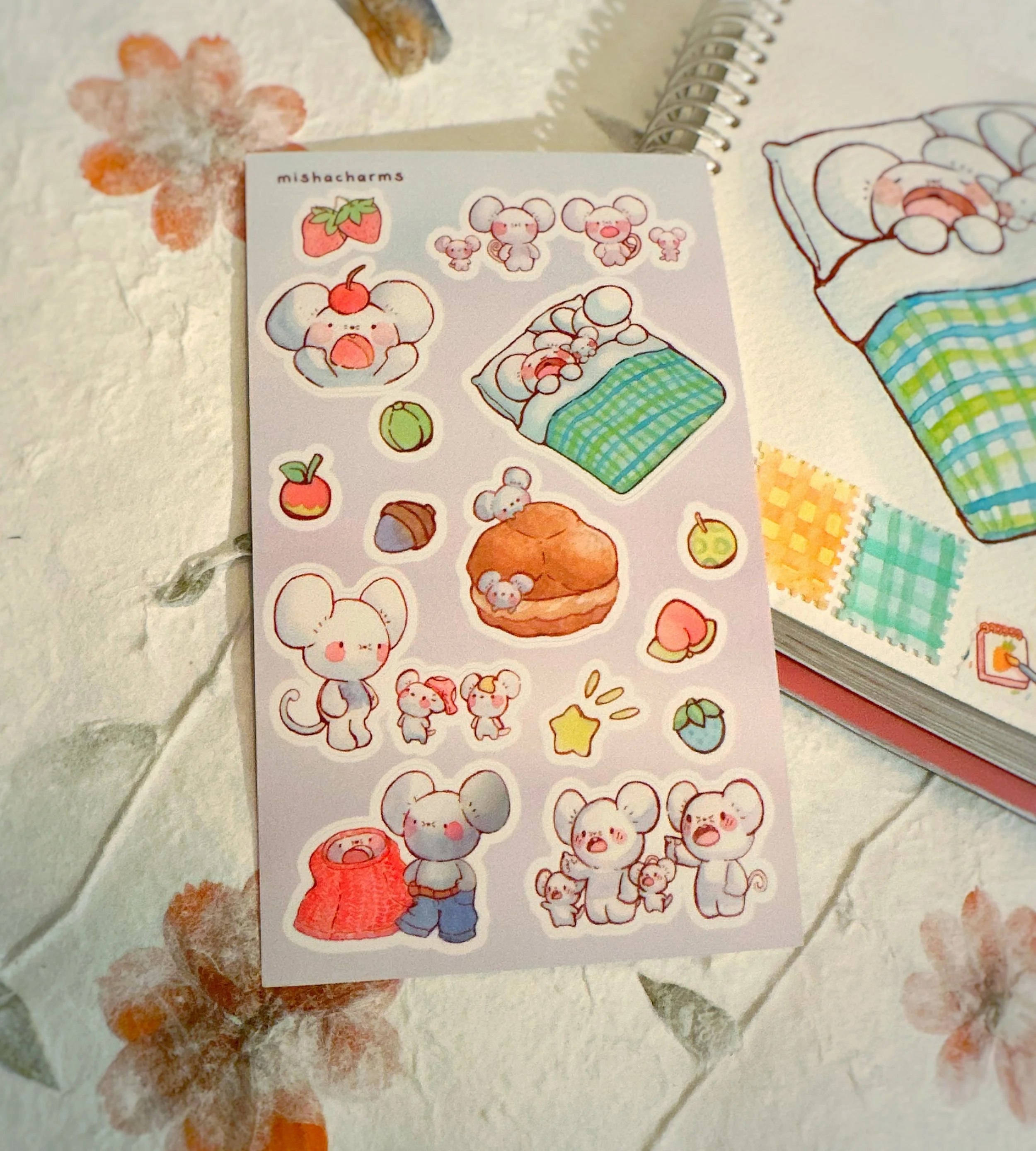little maus sticker sheet B