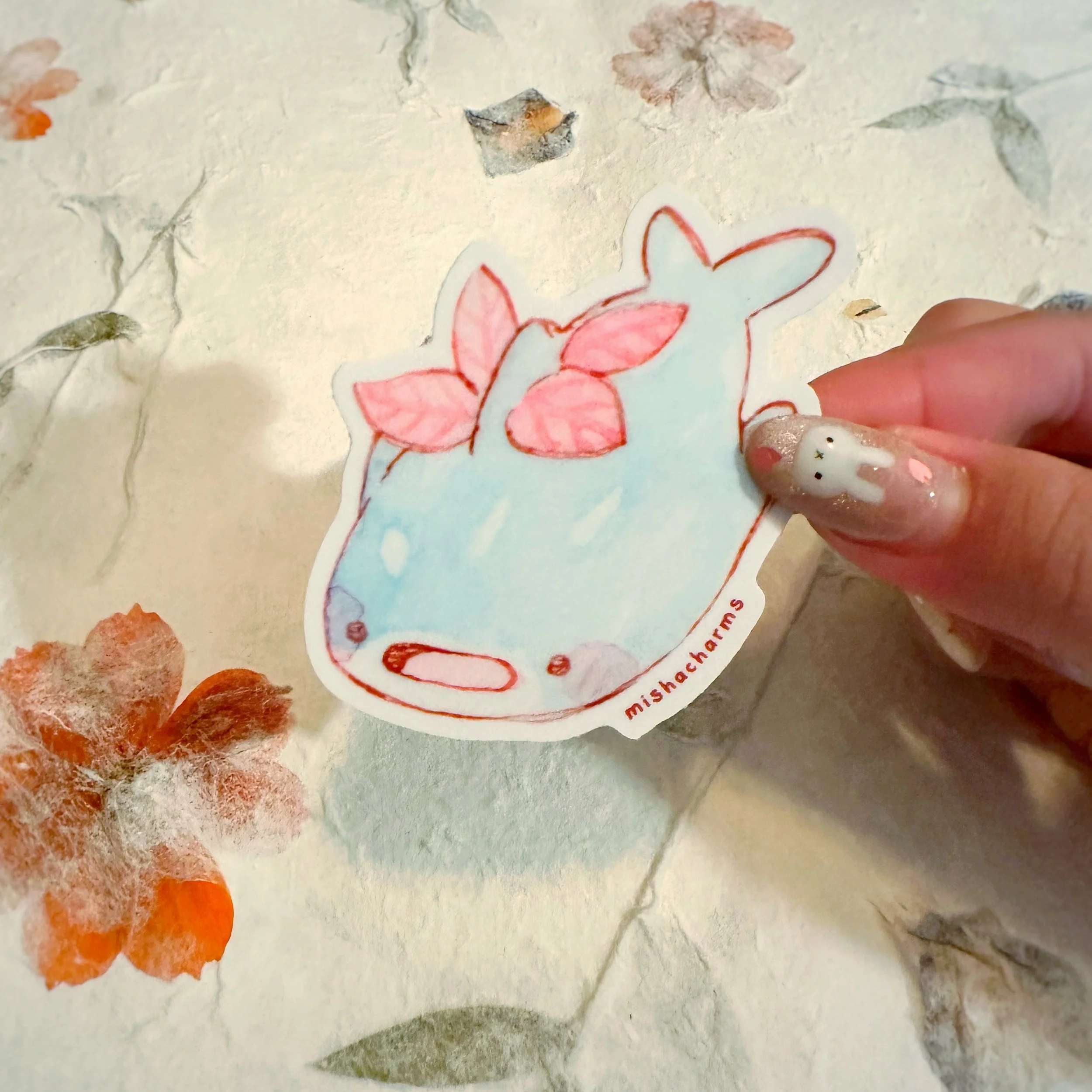 whale shark: fairy die cut sticker