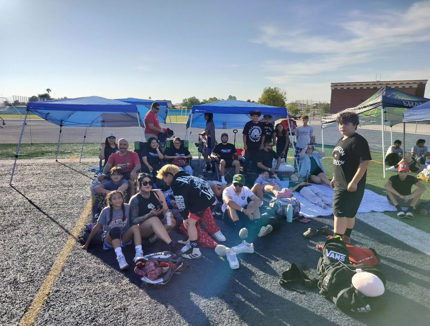 Hyperbolic Family waiting for the MWP Under the lights tourney to start.