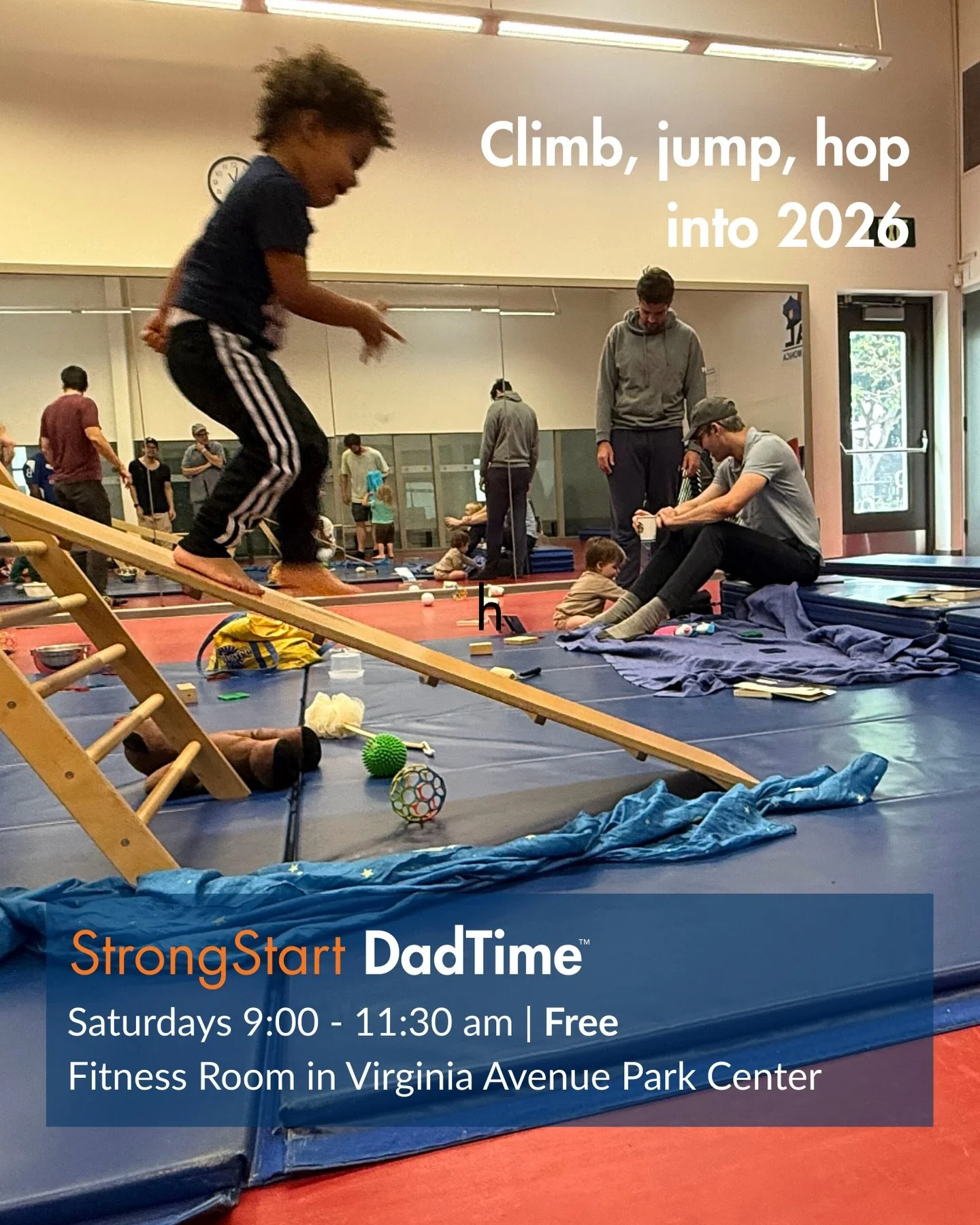 Infants, Toddlers, Dads! DadTime is back every Saturday morning at Virginia Avenue Park.

🚼 Kids play freely, Dads relax and connect. Free coffee, and the Virginia Avenue Farmers Market is right outside!
🕒 9:00 - 11:30 AM!
📍 Virginia Avenue Park (