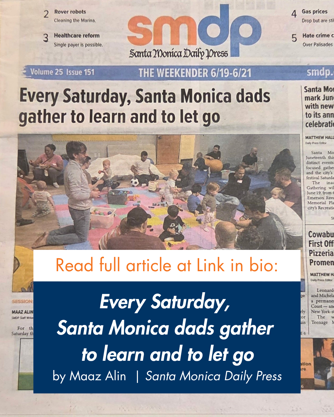 Santa Monica Daily Press Cover Story on Early Engagement
