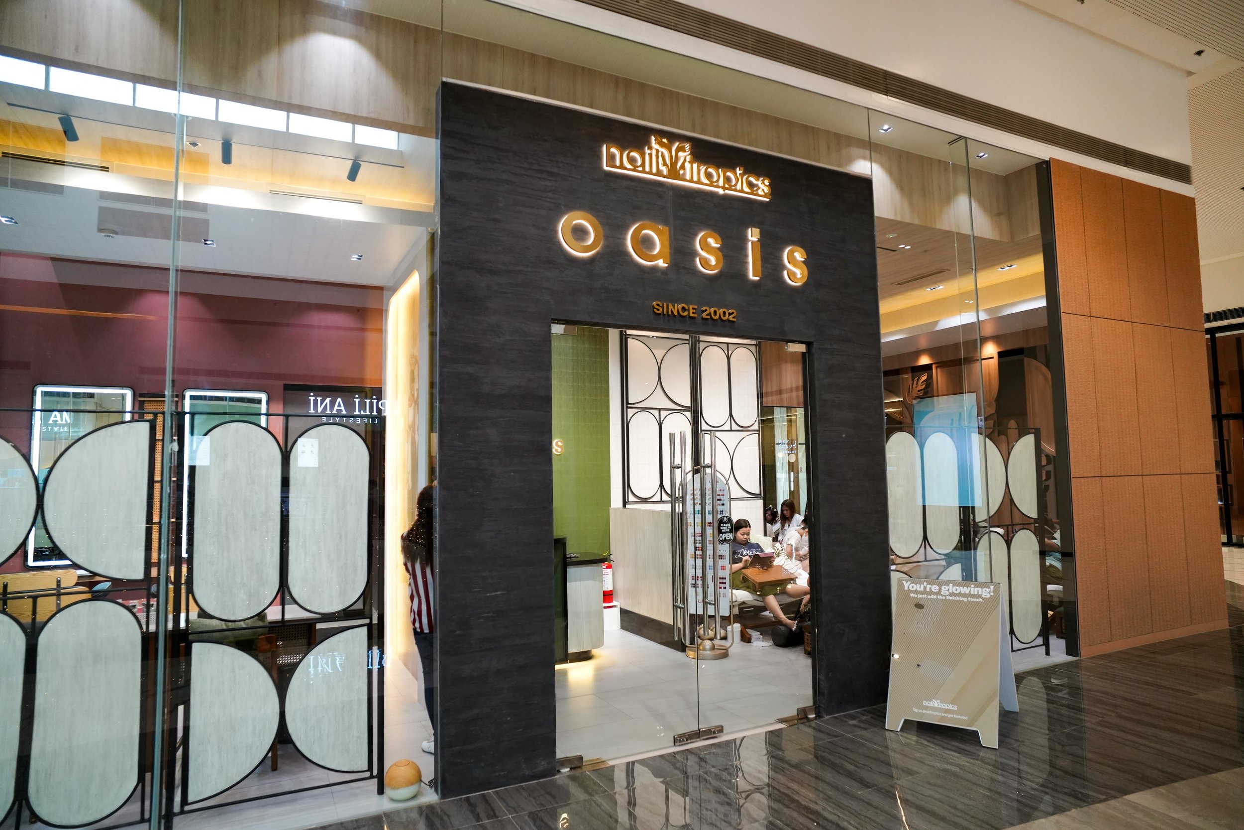 Nail Tropics Storefront Promenade Mall