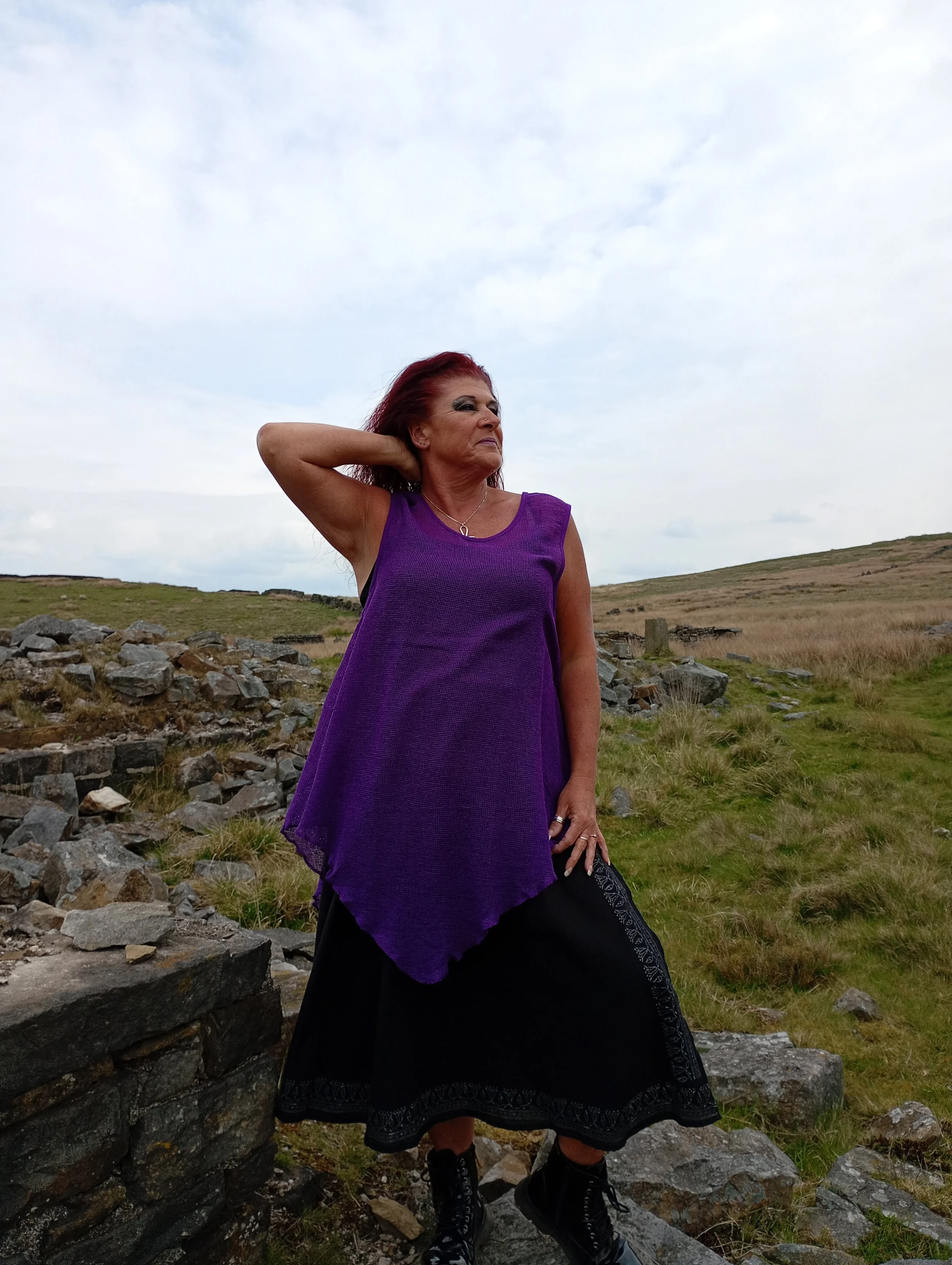 Jhaki Swing Top ~ Pure Purple