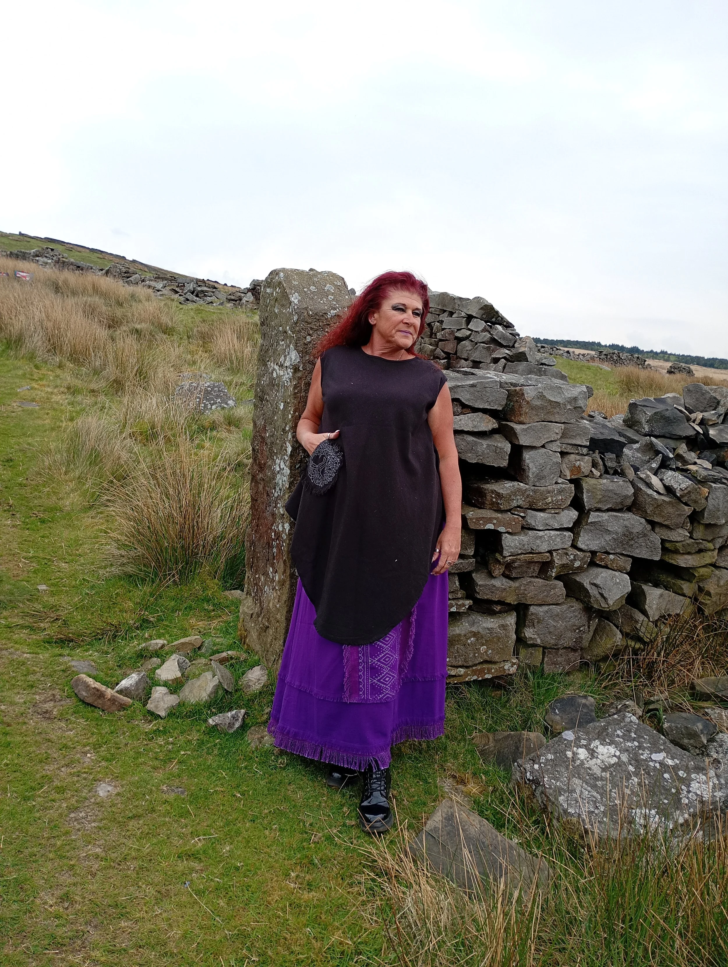 Tree of Life Tunic ~ Deepest Black