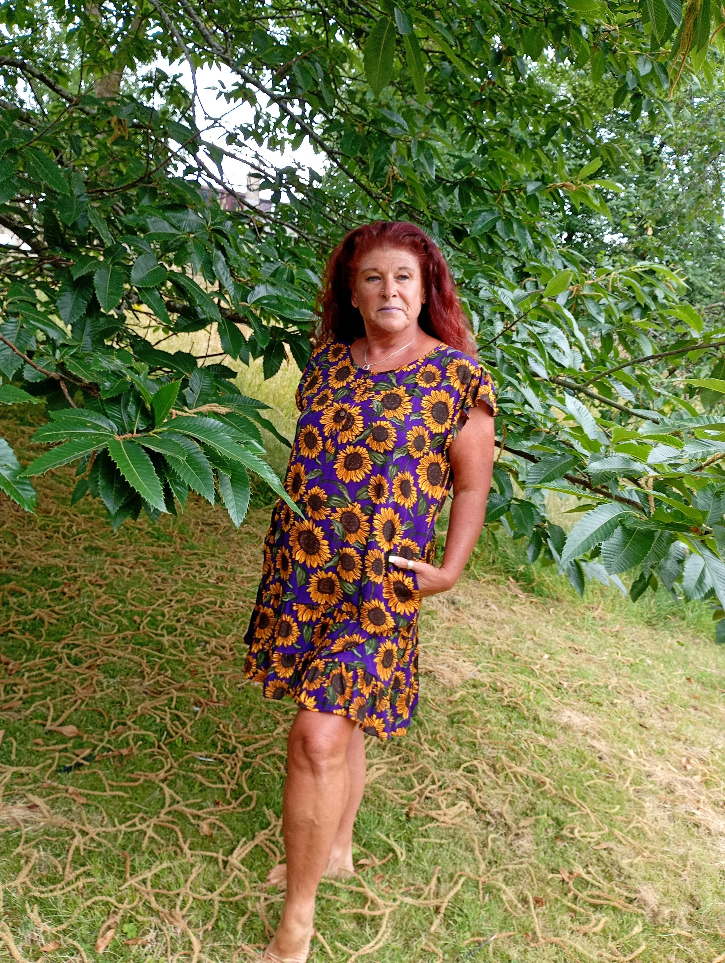 'Be Free' Tunic Dress ~ Imperial Sunflower