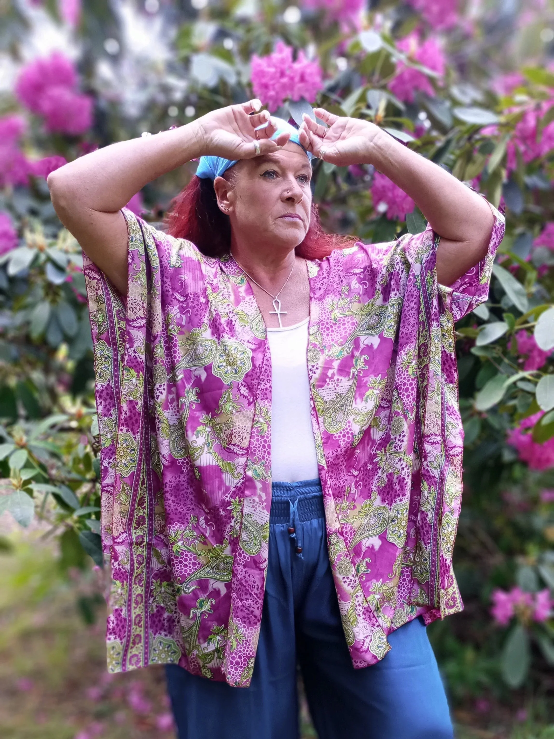 Freefall Kimono ~ Summer Garden