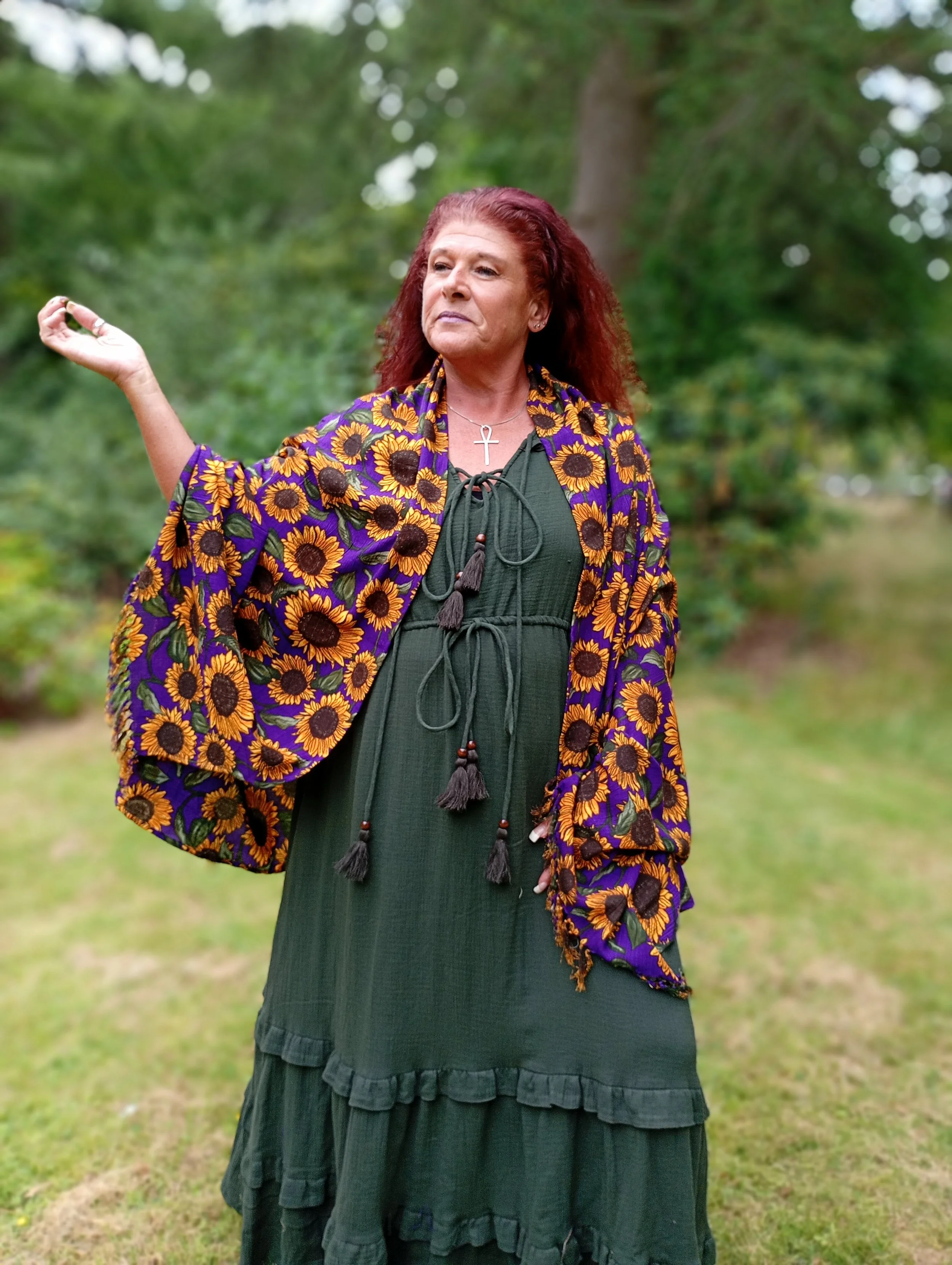 Shawl ~ Imperial Sunflower