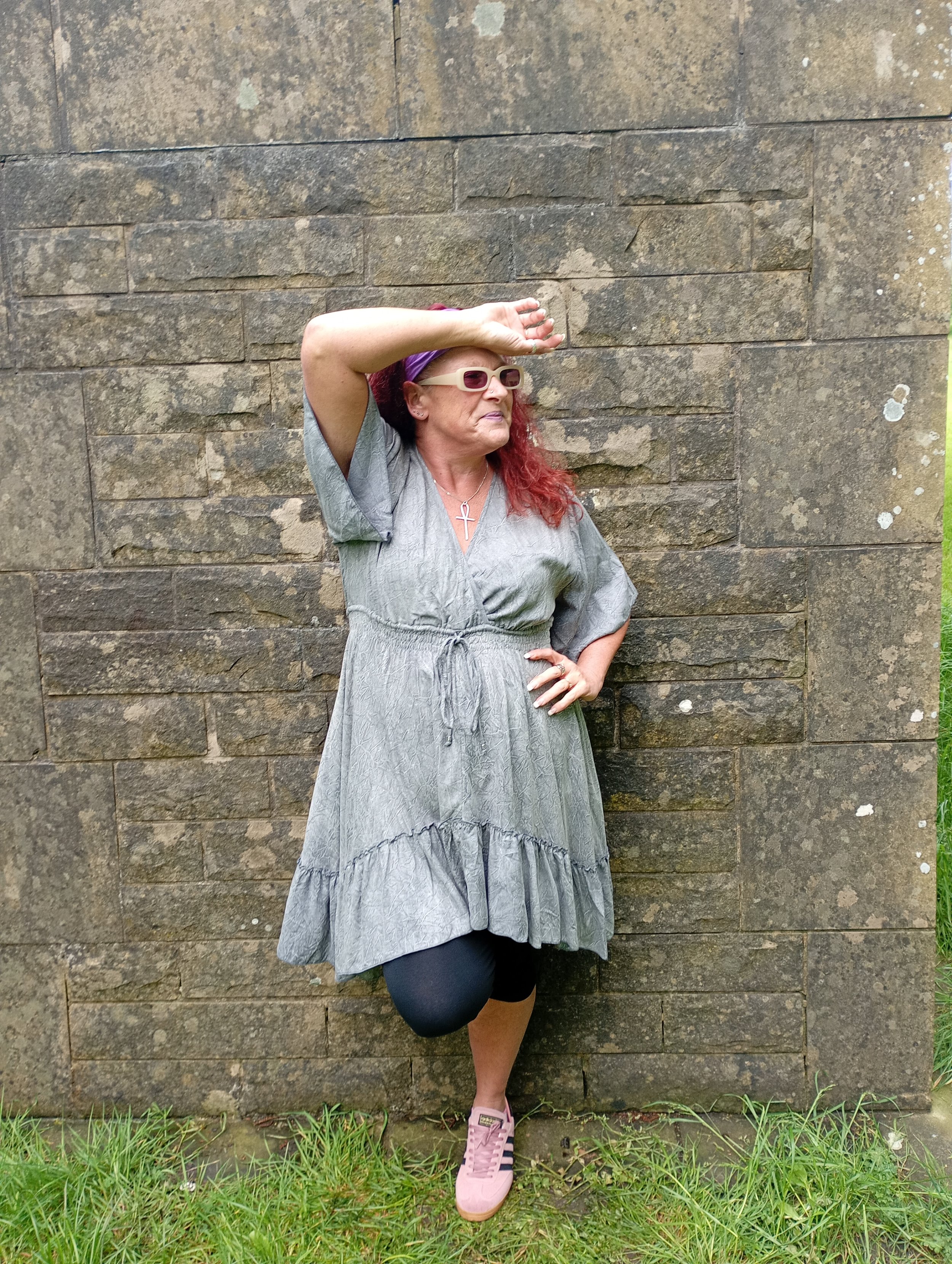 Charmed Shortie ~ Stonewash Quicksilver