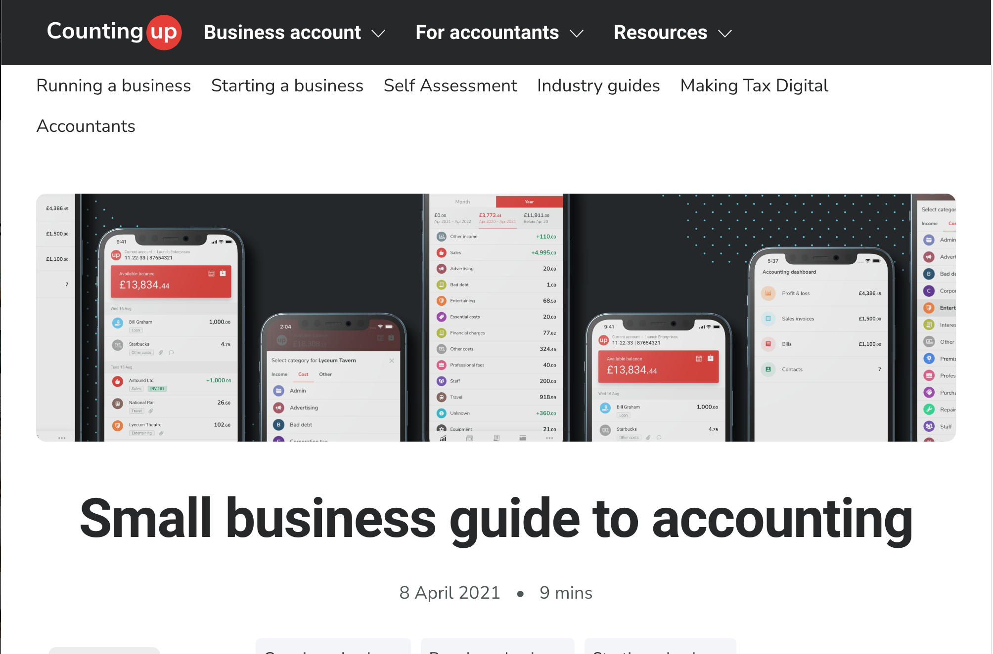 SEO-friendly long-form guides for an accounting firm
