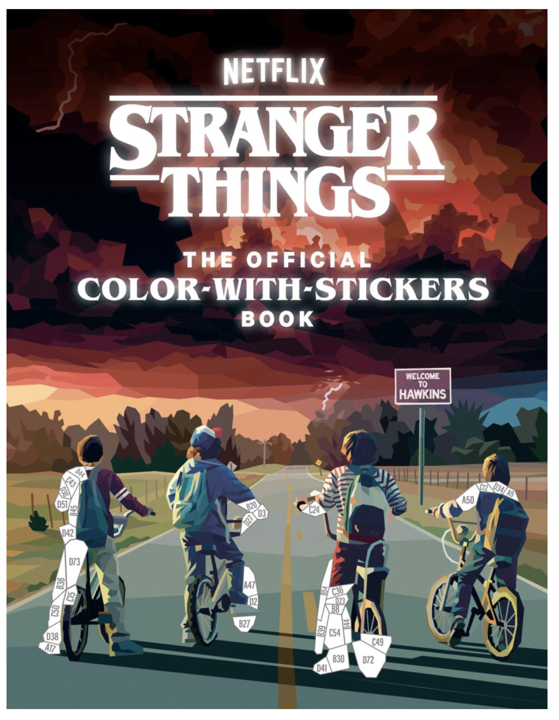 Stranger Things Color with Stickers Book