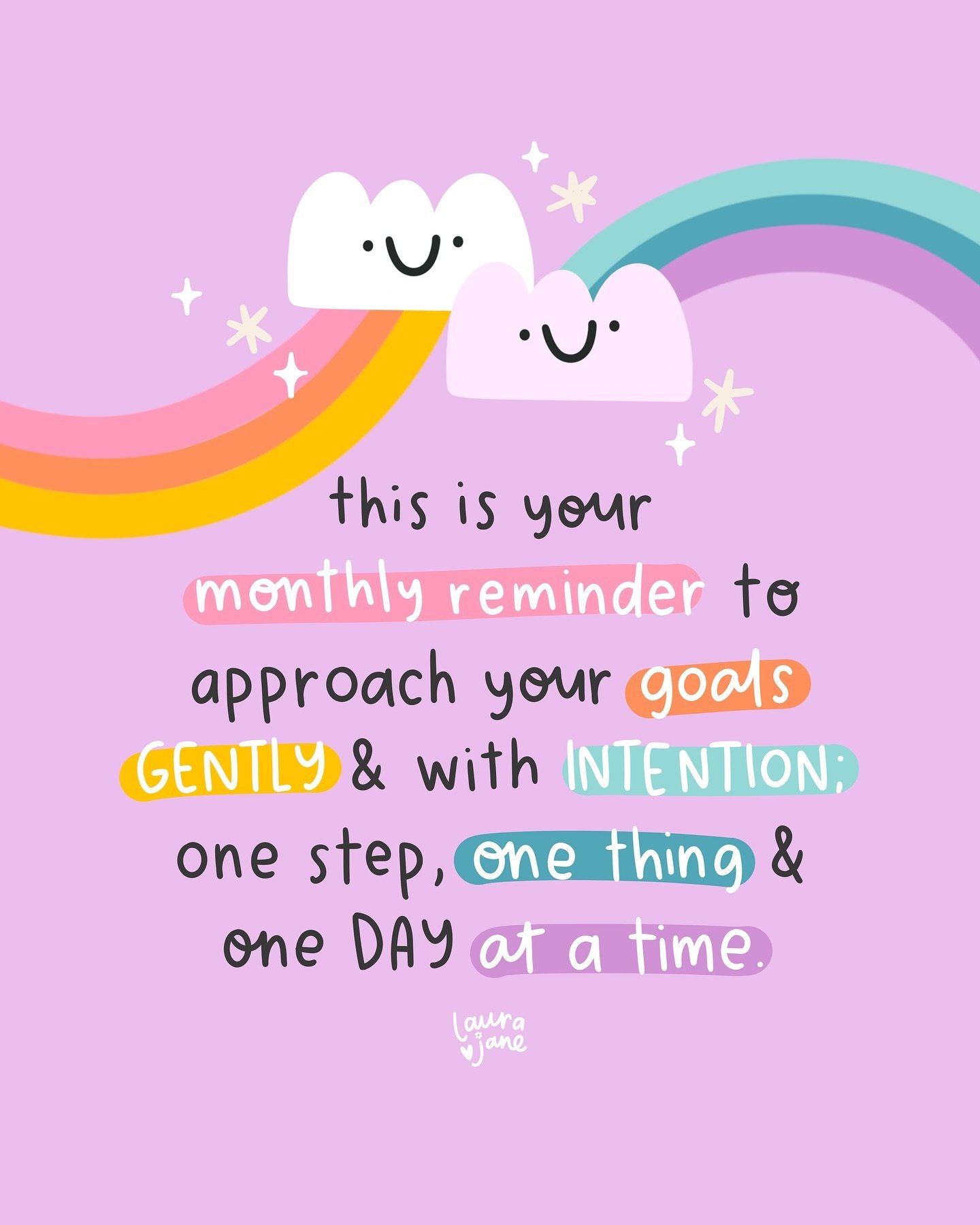End of the month reminder to check in with your goals with as much self-compassion as determination and drive. 

What energy do you want to show up to May with?
What new goals are you ready to set for yourself and how will you work towards them one d