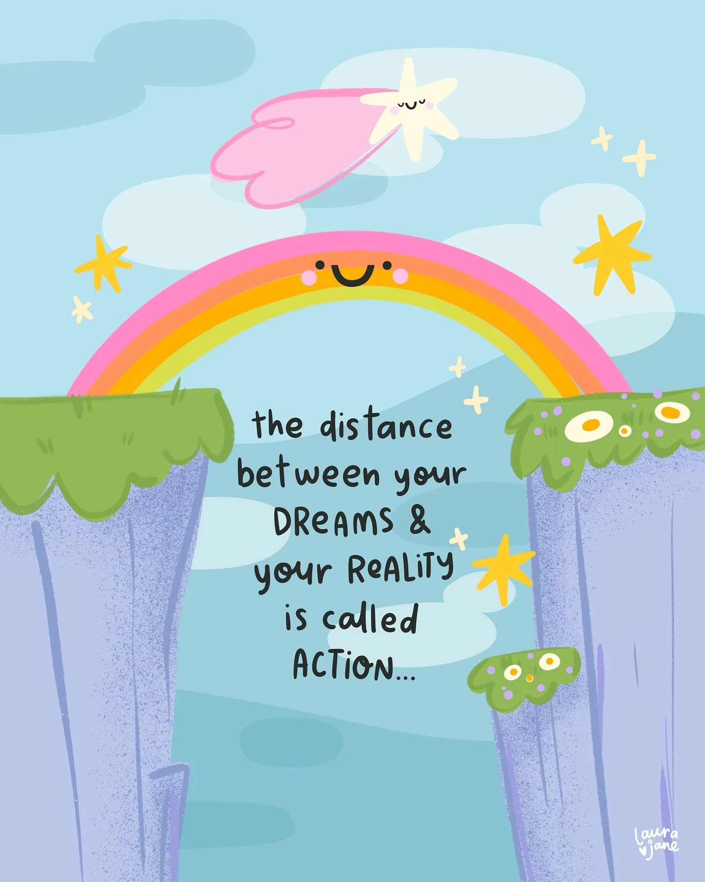 The distance may be long now, but the only way to get closer to a life you dream, is through aligned action ✨💖

One step,
One breath,
One day at a time ✨