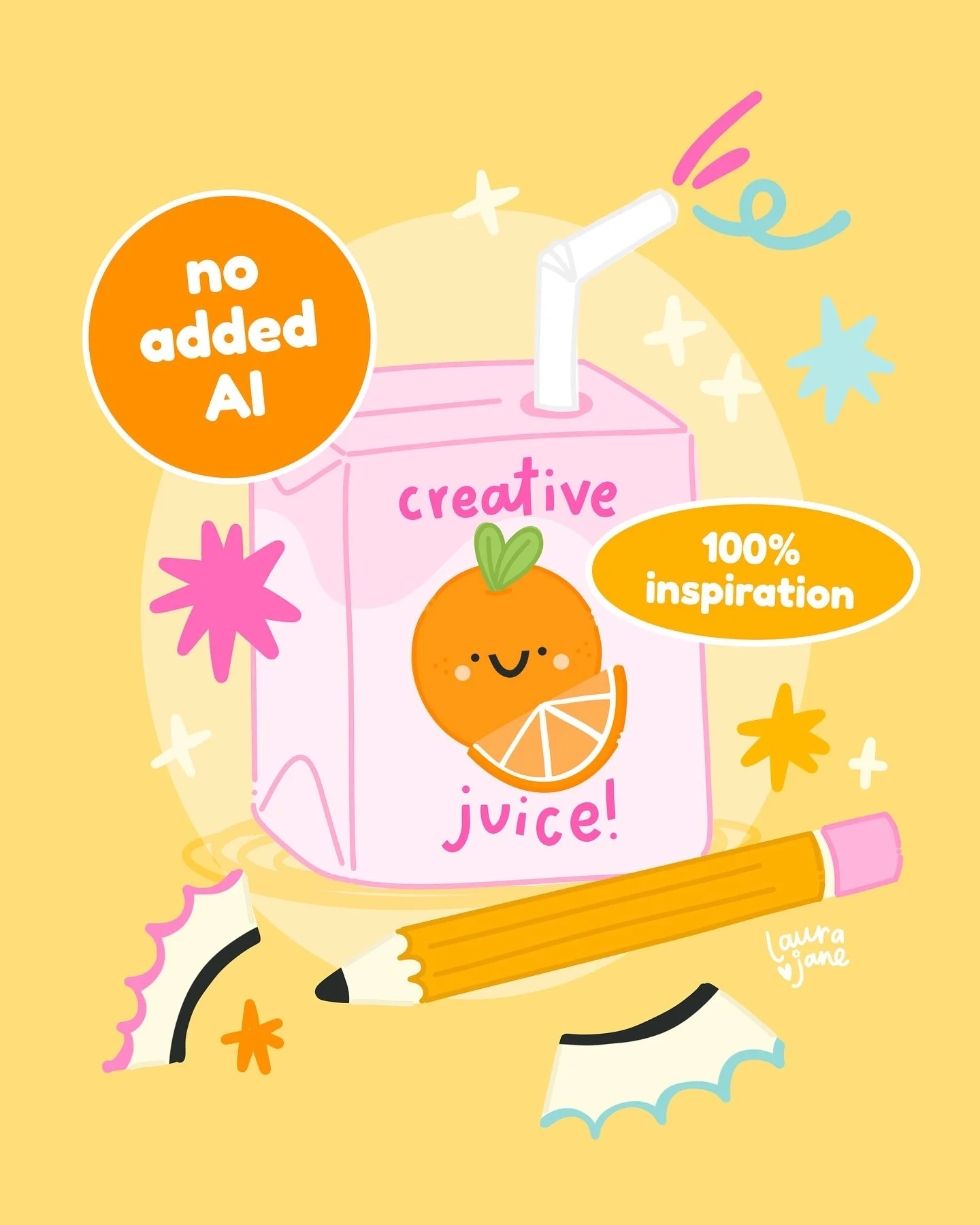 Send you a weekly dose of creative juice 🧃✨

What gets your creative juices flowing? Let me know in the comments 💖