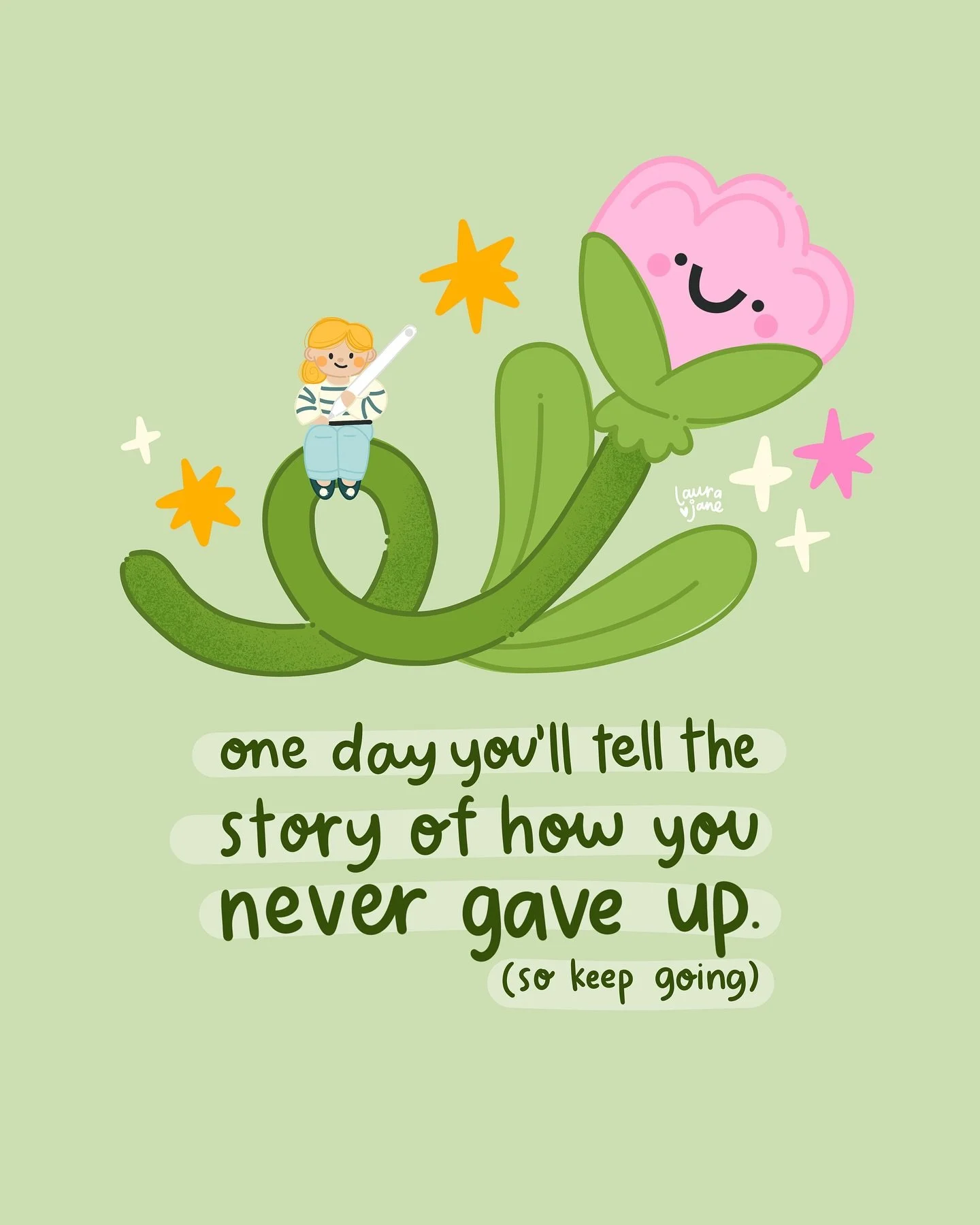 Monday reminder: even if right now it feels like you&rsquo;re SO far away from the dream, every small step is taking you closer&hellip; so don&rsquo;t give up 💖🌸🌱✨