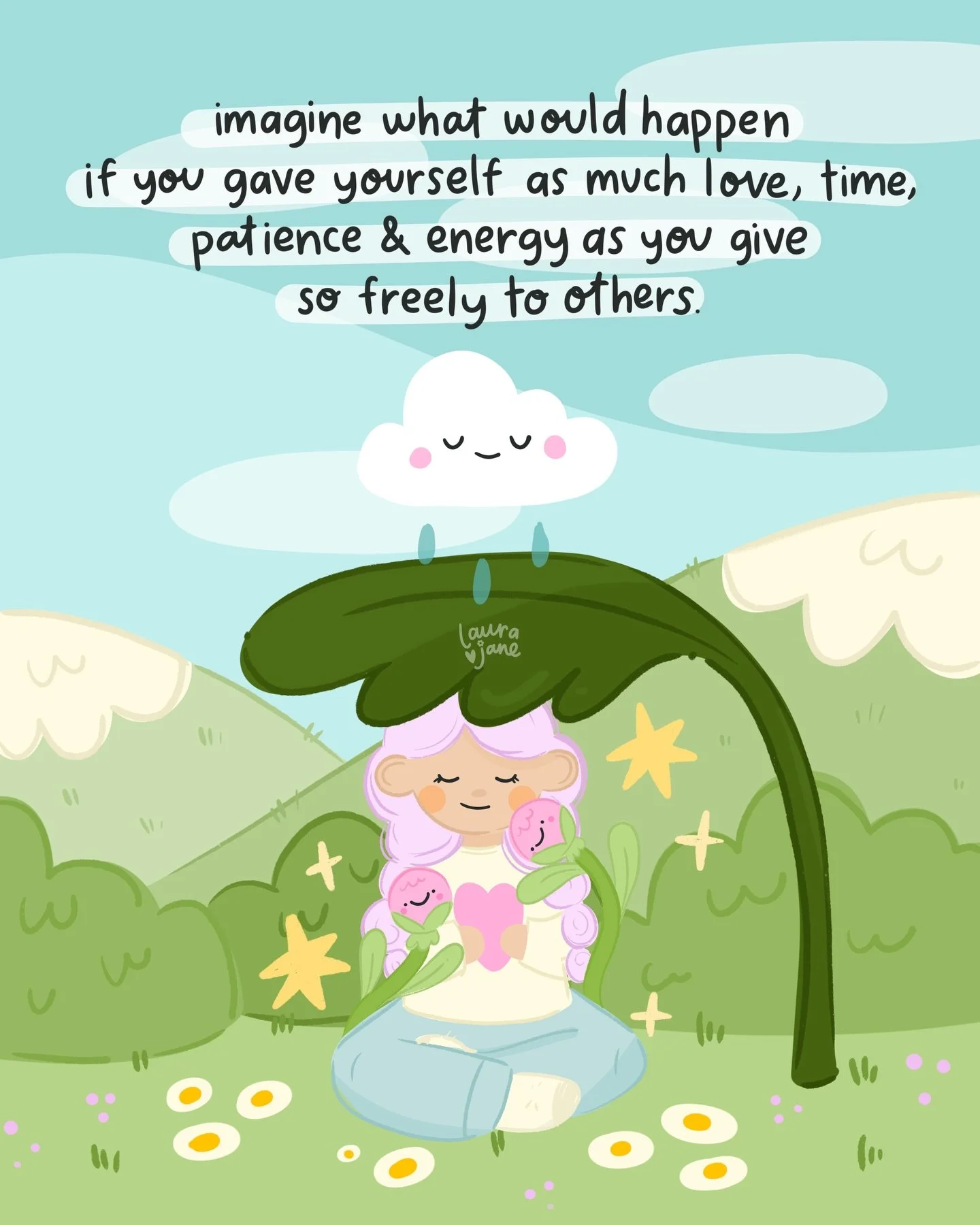 I don&rsquo;t know who needs this reminder today but, you are worthy of your own love, time and patience 💖✨