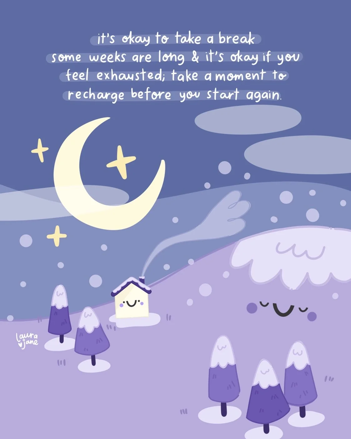 If you needed these words this week, I hope they find their way to you and remind you that it&rsquo;s okay to hit pause, to take a break, to let go and rest a little bit&hellip; I hope they remind you that you can give yourself that peace today and h