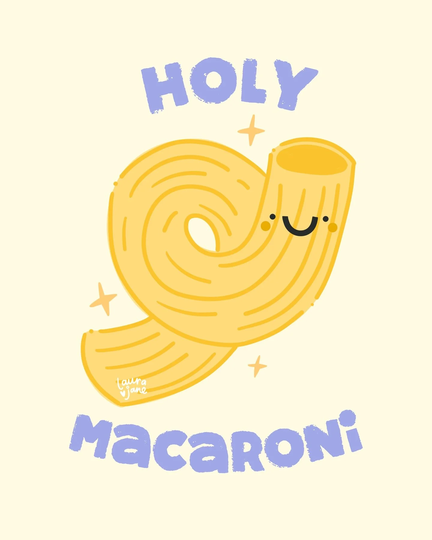 I love when creative play turns into something that I just HAVE to make into a wallpaper 🍝👀

This is pasta pal started as a daydream and then a doodle in Adobe Fresco but as soon as I added colour I just KNEW he would make the cutest little wallpap